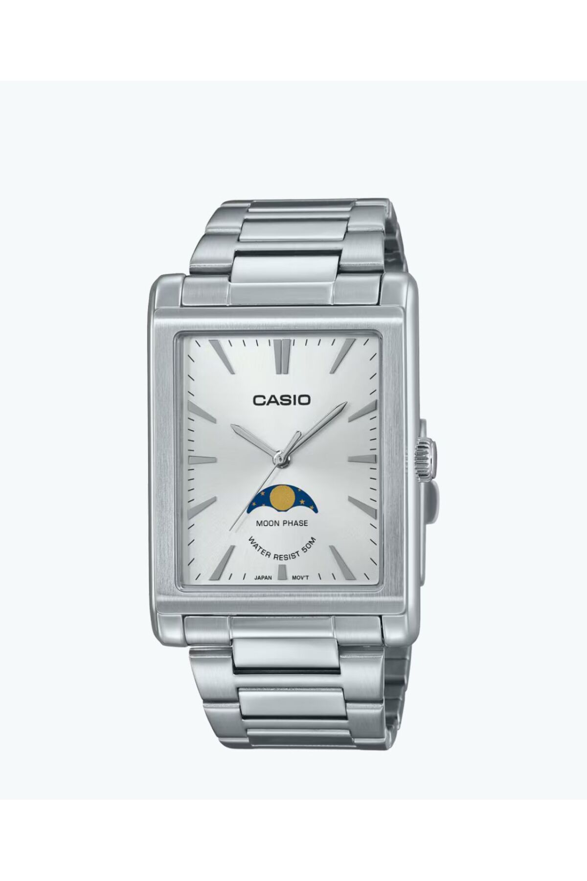 Casio-Casio Men's White Dial Analog Watch - MTP-M105D-7AVDF 1