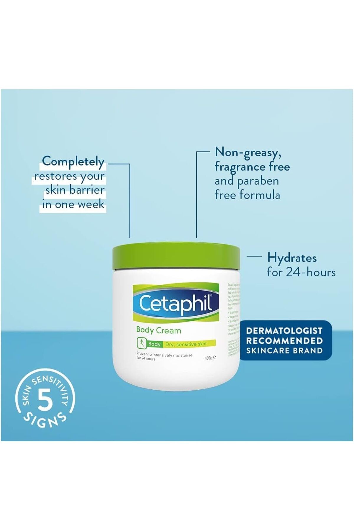 Cetaphil-Old Version, Body Cream 450g 5