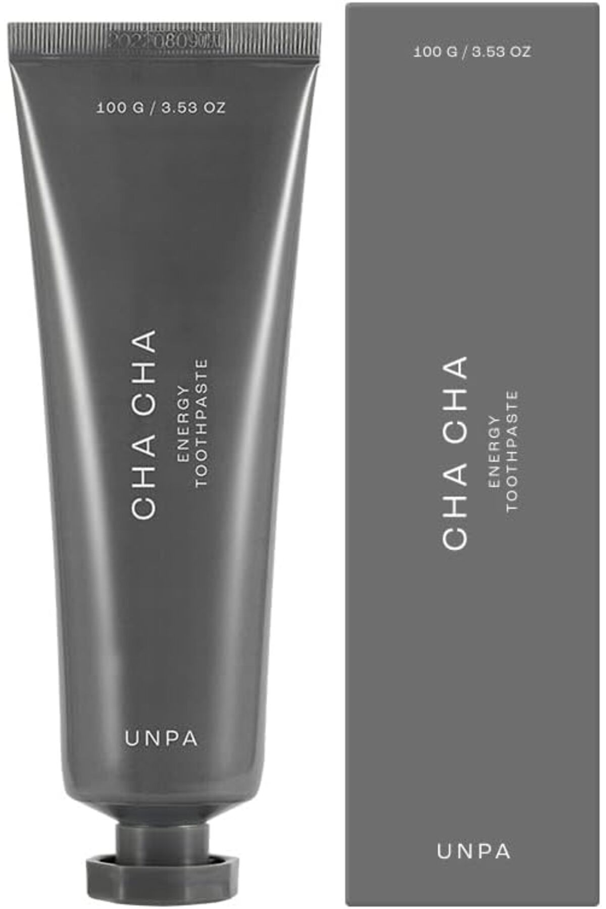 UNPA-Cha Cha Energy Toothpaste 100g | Natural Activated Charcoal Toothpaste for Sensitive Teeth Reli 2