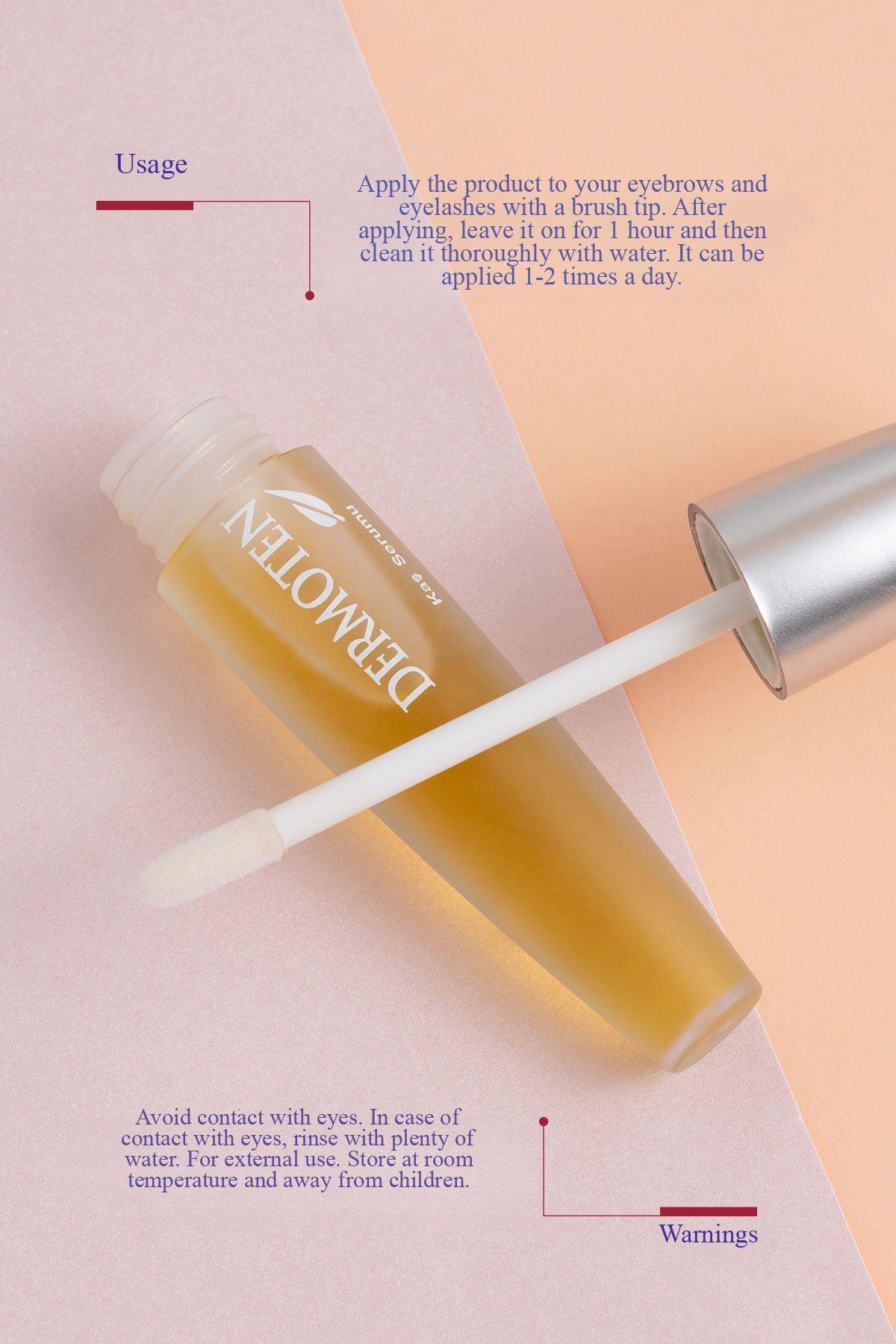 سيروم للعناية بالحواجب والرموش يحتوي على الكيراتين...