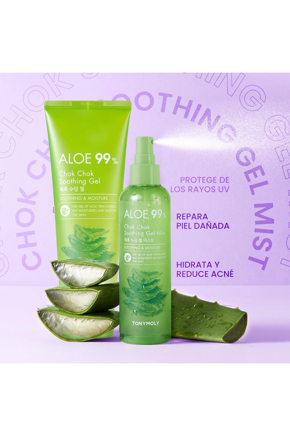 TONYMOLY-Aloe 99% Chok Chok Soothing Gel Mist 150 ml 2