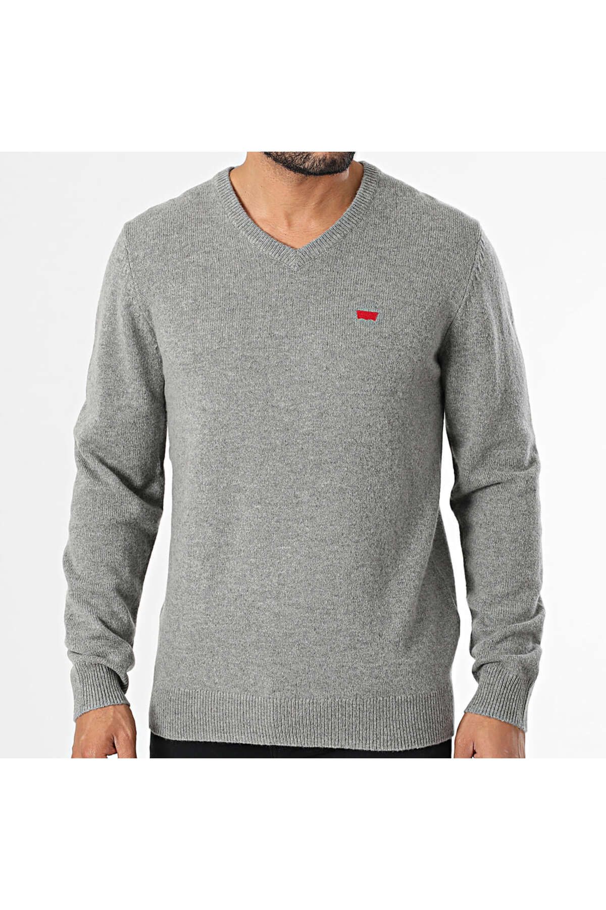 Levi's Sweter Z Dekoltem W Serek Hm Unisex - S