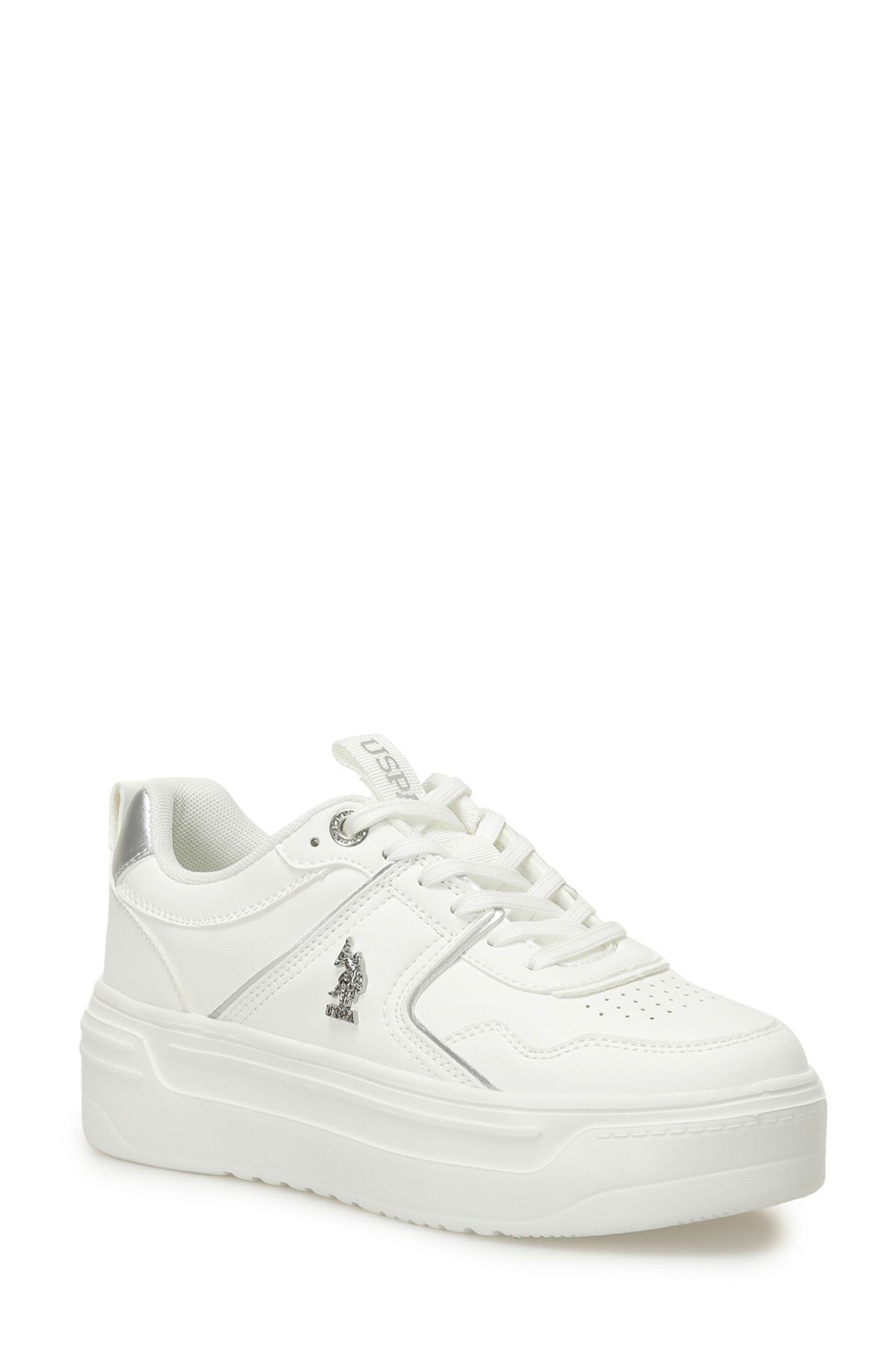 کفش کتانی زنانه Clarke 5fx 101946719 سفید 36-40 U.S. Polo Assn.