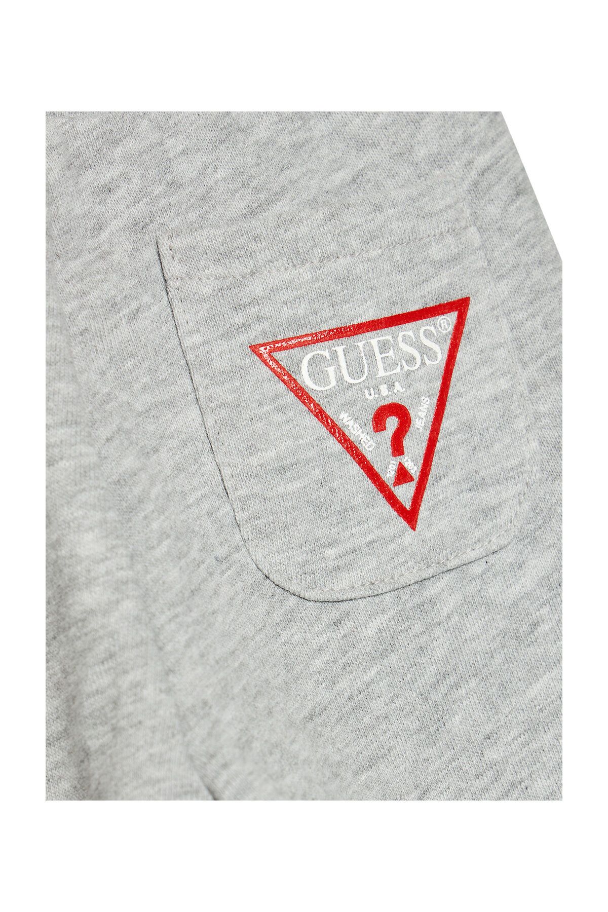 Guess-Spodnie dresowe czarne dziecięce 4