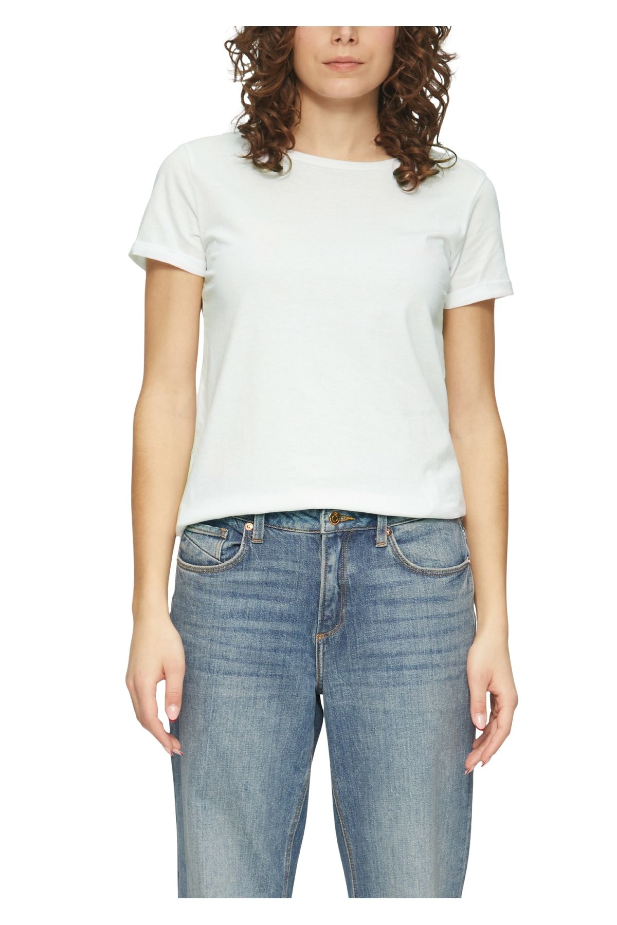 QS by s.Oliver Cotton Crew Neck ing