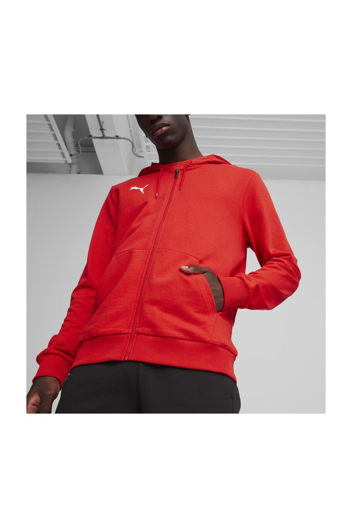 Teamgoal Casuals Hooded کت فوتبال مردانه 65859501 قرمز Puma