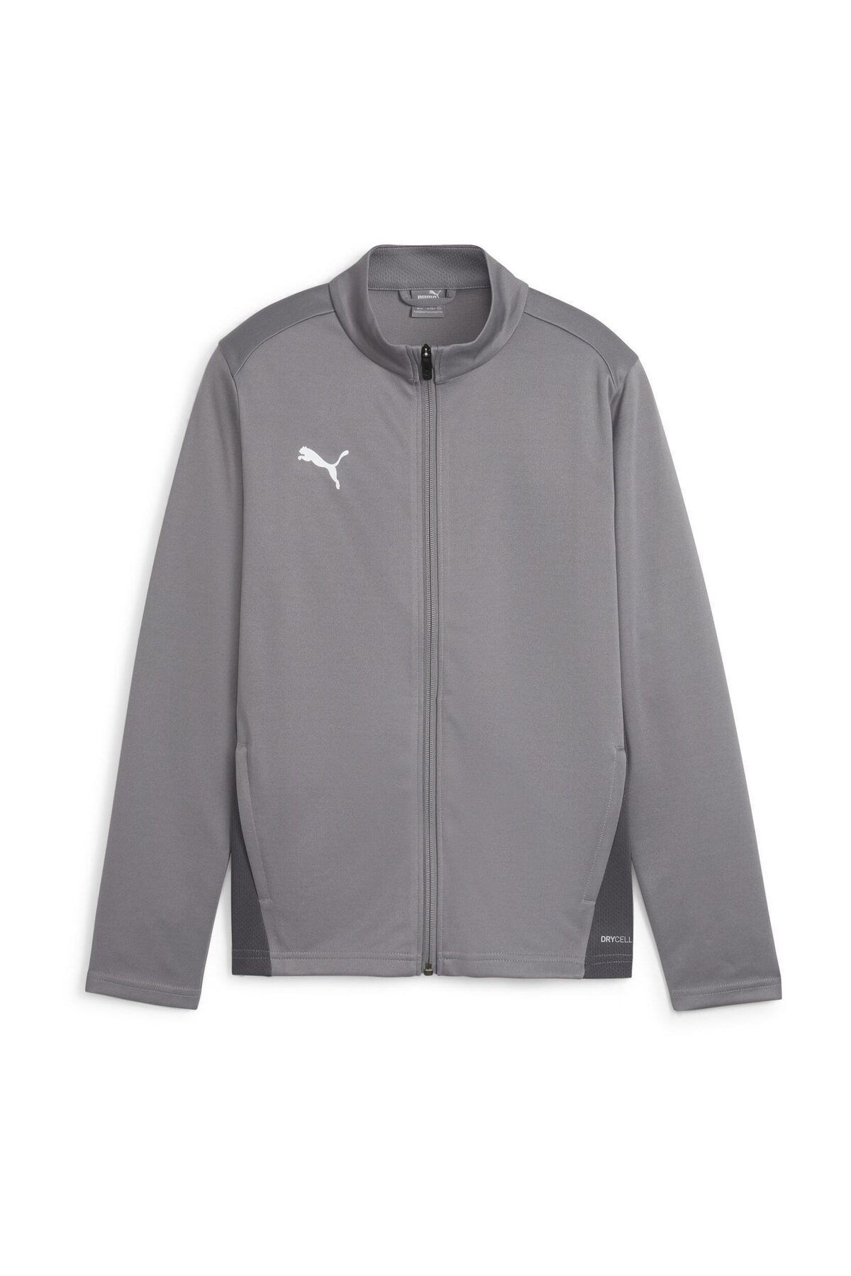 Puma-Sportovní bundy, běžné, s dlouhým rukávem, límec, dlouhá bunda, hladké, kapsa na zip, celý zip 1