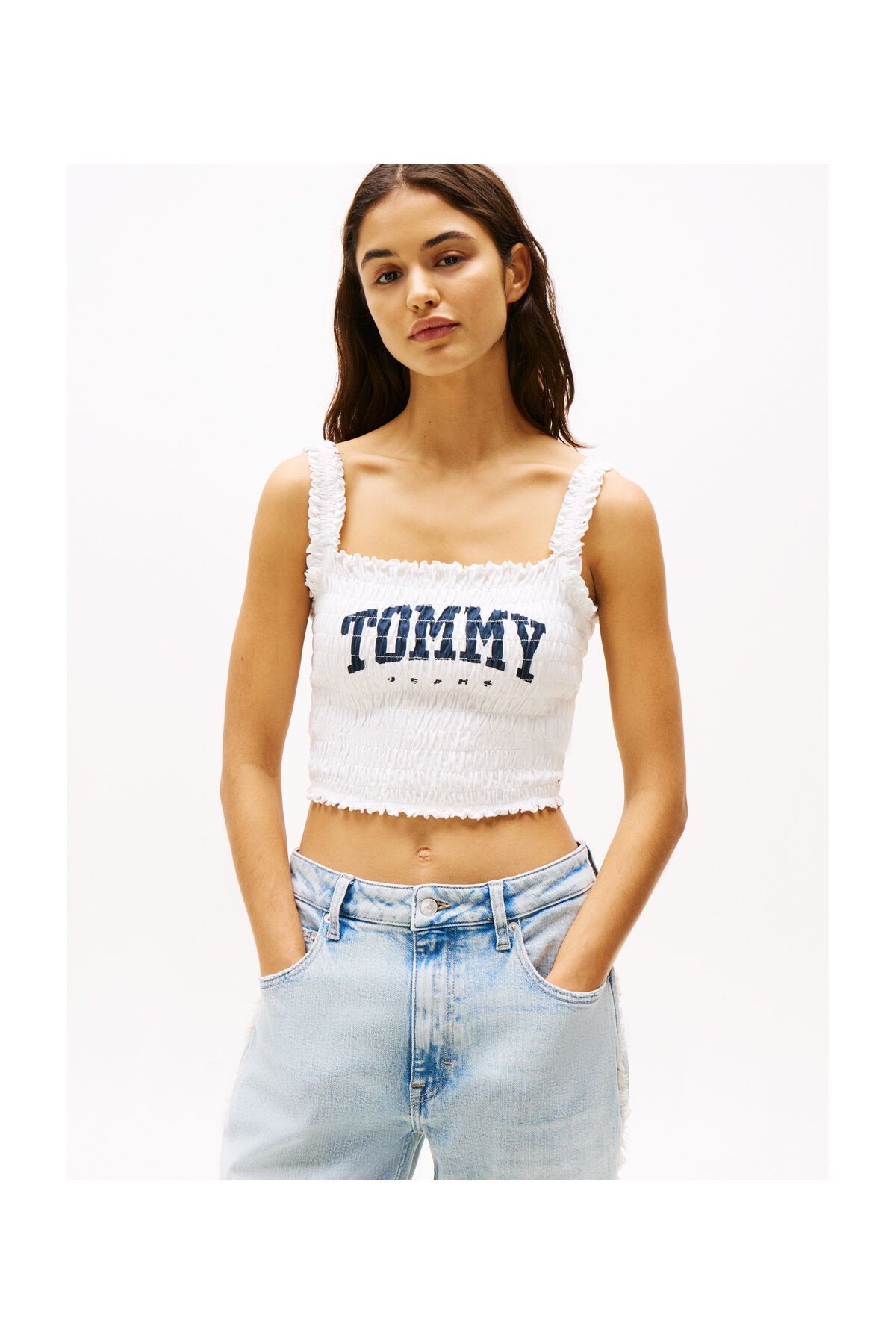 Tommy Hilfiger TJW SMOCK Varsity Bralette - Pohodlné a stylové