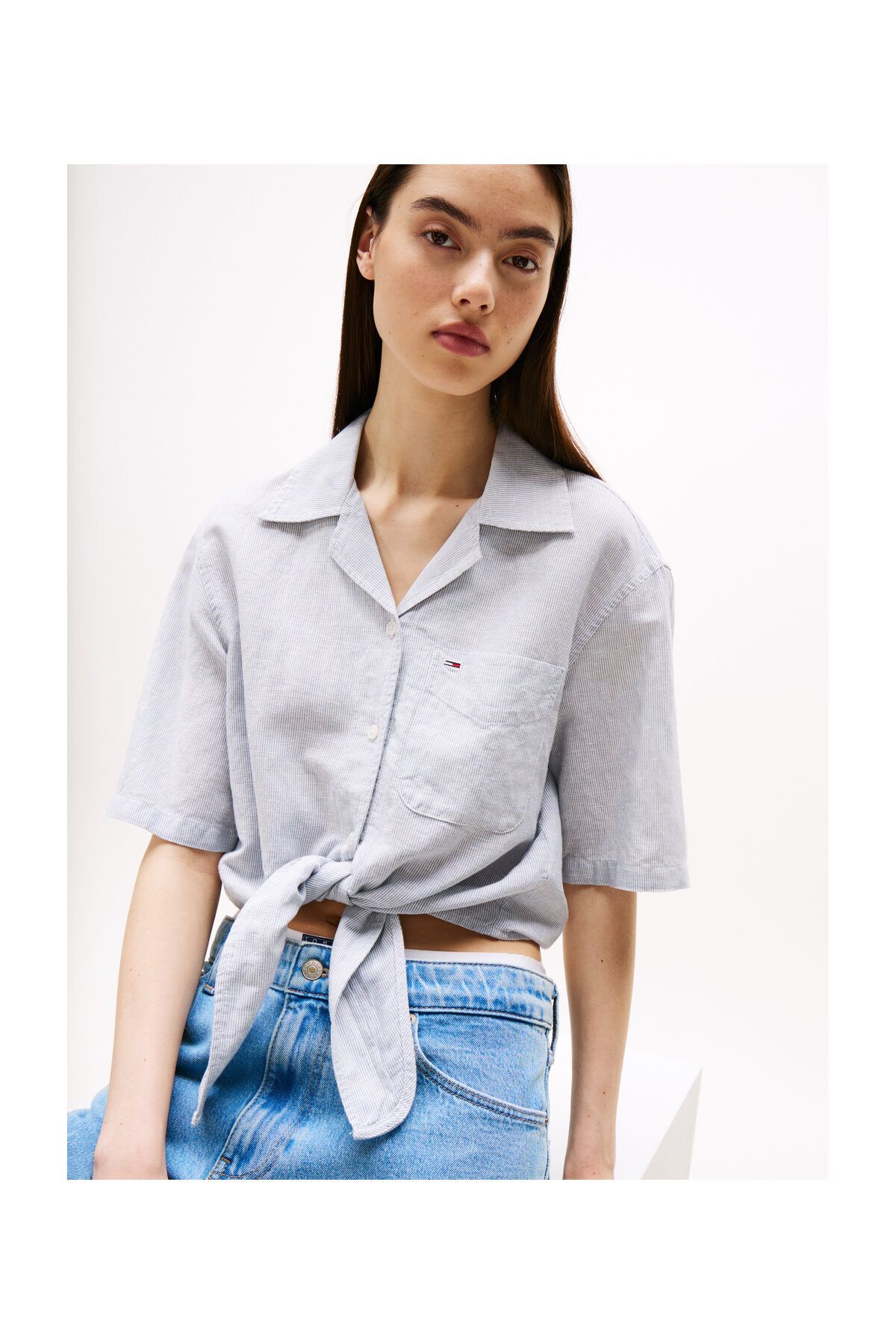 Tommy Hilfiger-TJW CRP LEINEN SS HEMD 4
