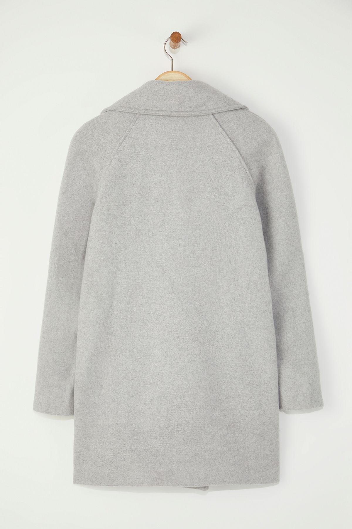 Trendyol Collection-Palton Gri din Lână Cașmir TWOAW21KB0017 7