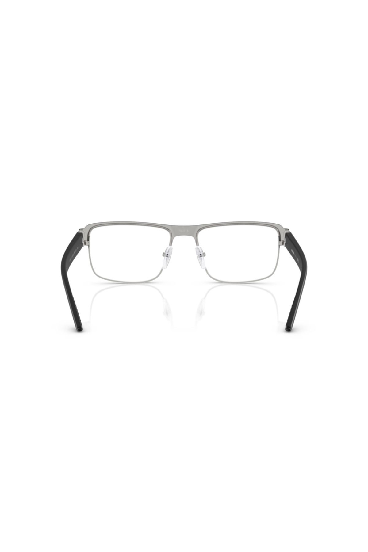 Prada Linea Rossa-Man Rectangular Eyeglasses- Ps 51rv - Lense Size:54mm - Matte Black/silver 3