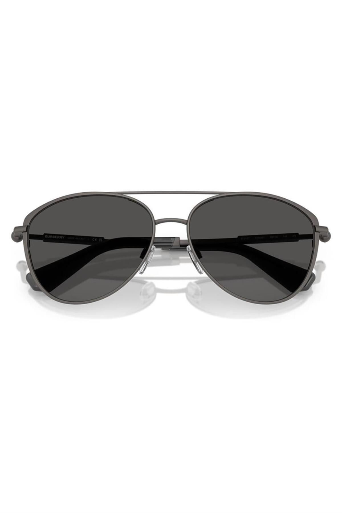 BURBERRY-S;BE;3157, 59, 1316, 87 Unisex Metal Grigio sunglasses full frame for Adult 5