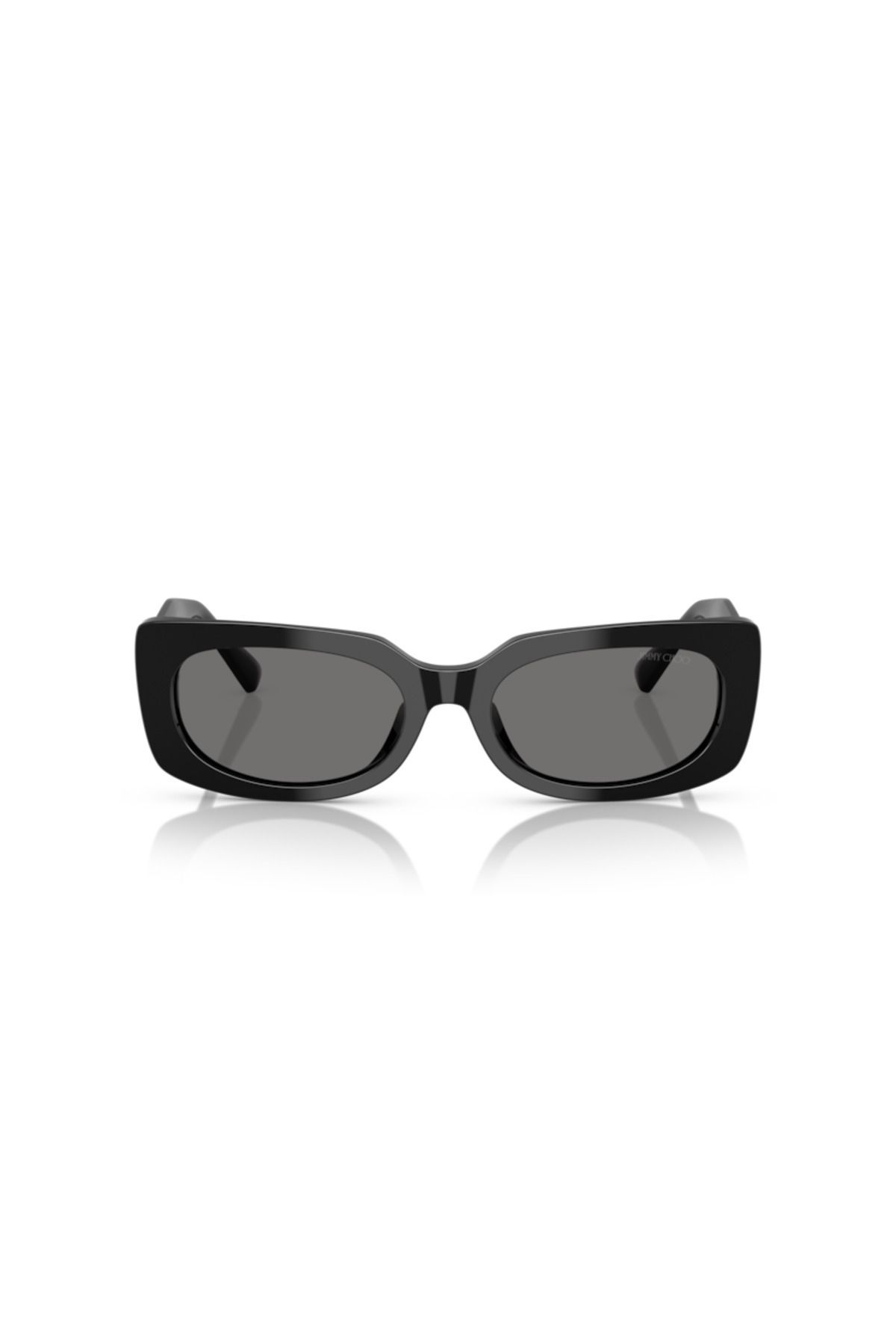 Jimmy Choo-نظارة شمسية نسائية بتصميم وسادة - Jc 5029u - مقاس العدسة: 54 مم - أسود 4