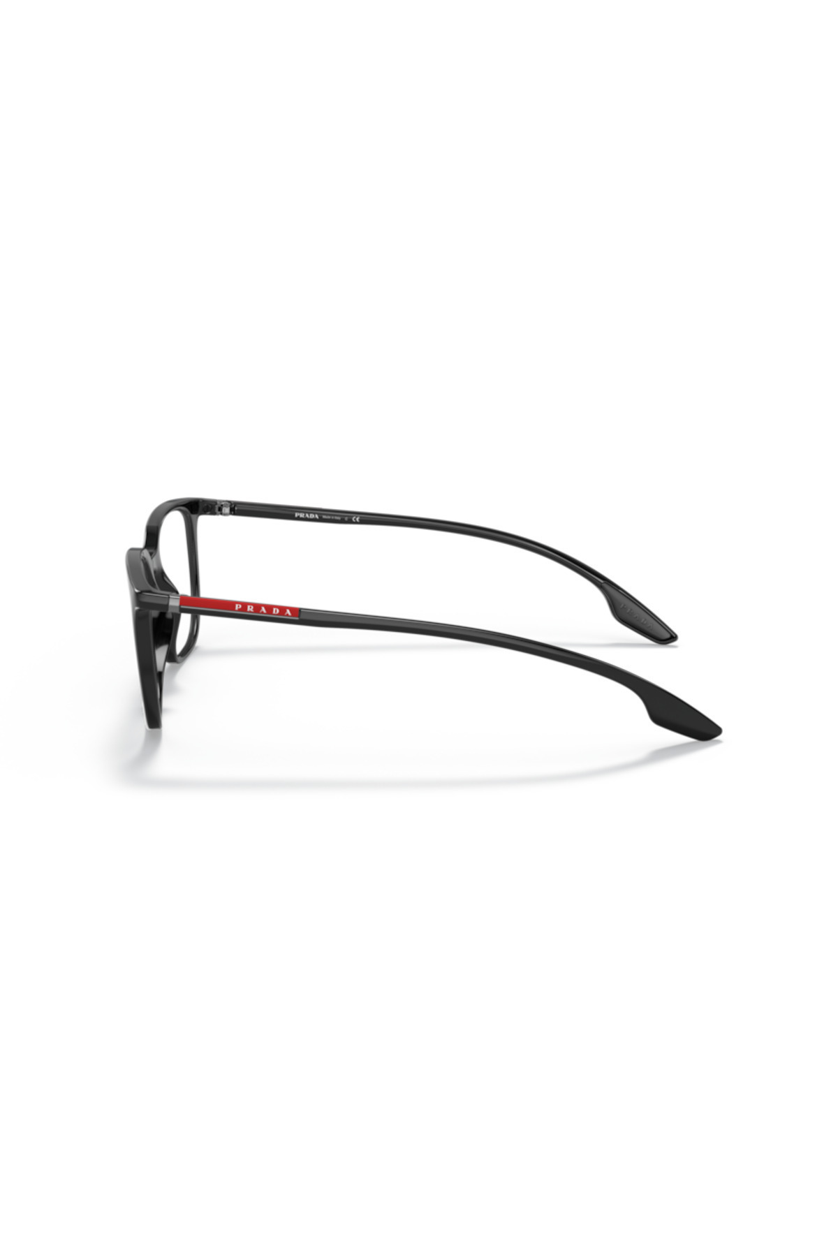 Prada Linea Rossa-Man Square Eyeglasses- Ps 01ov - Lense Size:50mm - Black 2