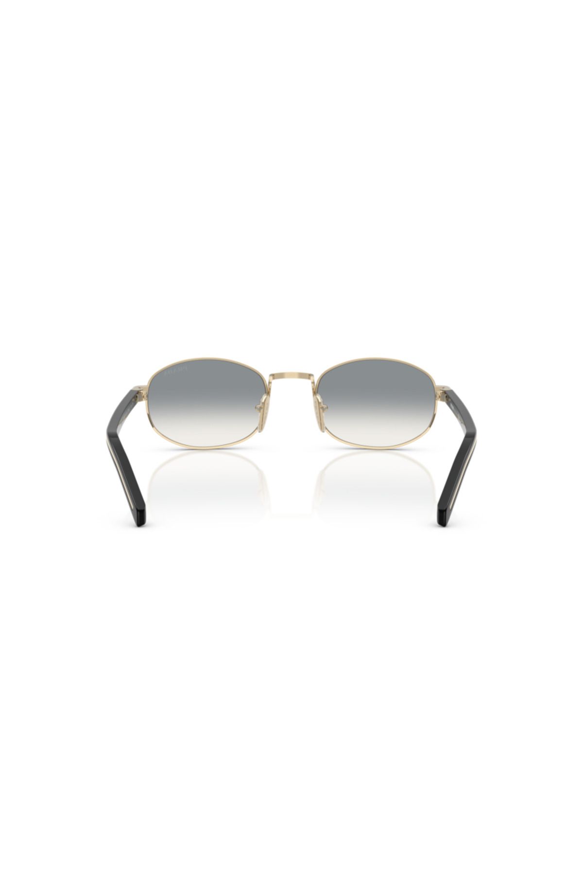 Prada-Woman Oval Sunglasses- Pr B53s - Lense Size:49mm - Pale Gold 3