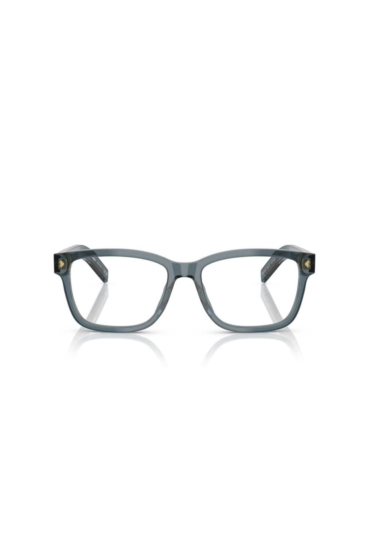 Prada-Man Rectangle Eyeglasses- Pr B10v - Lense Size:53mm - Transparent Ocean 4