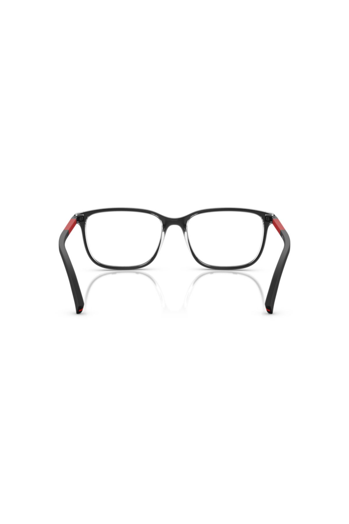 Prada Linea Rossa-Glasses Frame Model O;ps;02rv, 54, 03i1o1 Top Matte Black On Crystal For Man 3