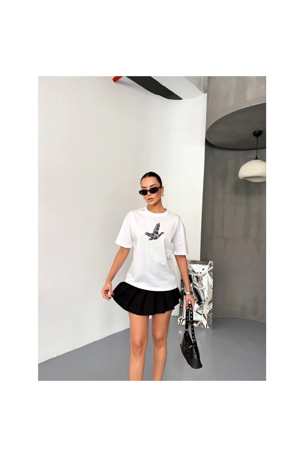 Marsilyan - Kısa Kol Baskılı Tshirt