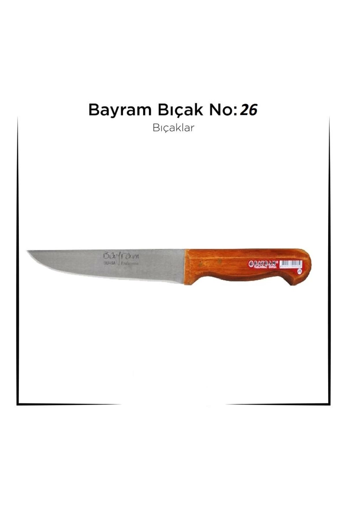 melfxxl eticaret Bursa Bıçağı Bayram Kurban Bıçağı Yemek Bıçağı No : 26