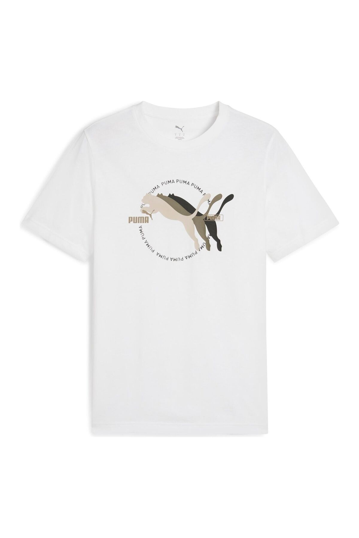 Puma-PUMA Men's T-shirt GRAPHICS MULTIPLE CAT LOGO TEE - 68482602 1