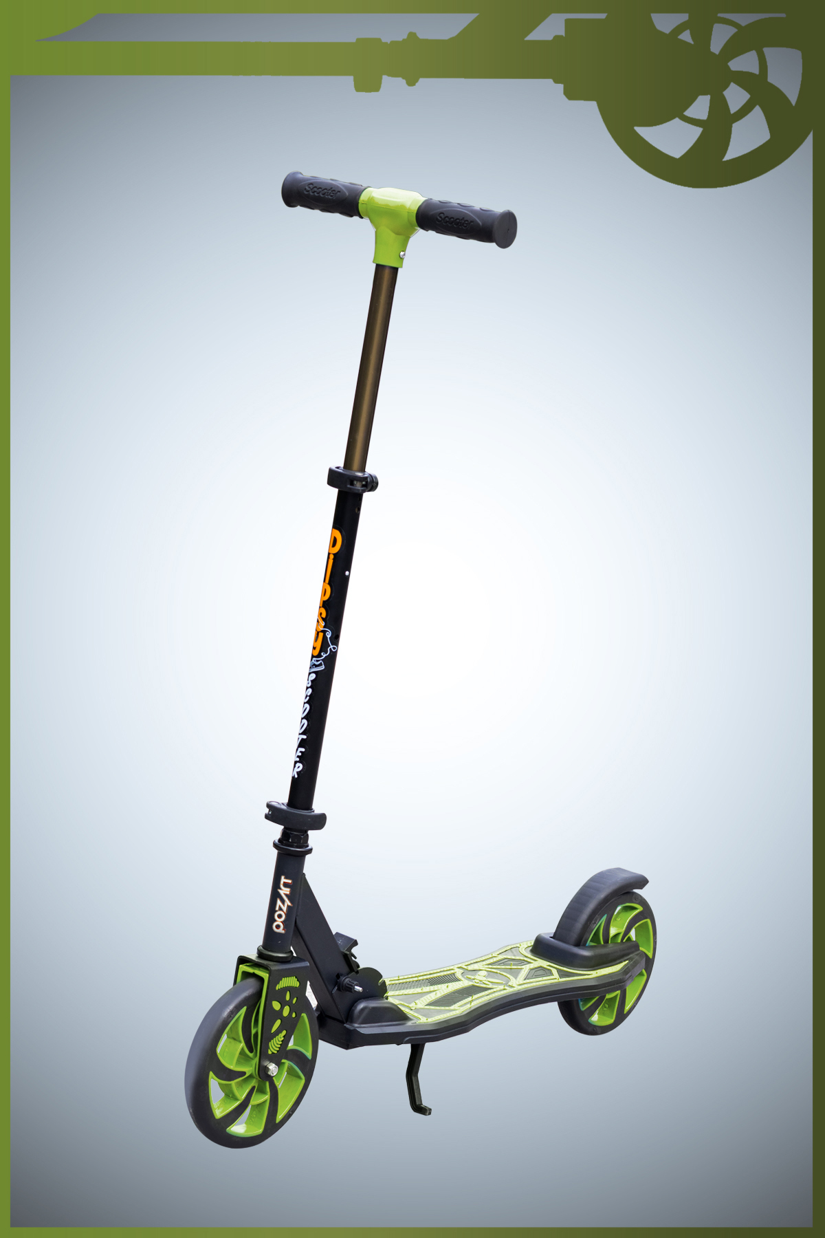 POZART Scooter Y Dipsy 2tekerli Park Ayakcaklı 3kademeli 100kğ Taşıma Kapasiteli 8 Yaş Arası fotoğrafı 3 (önizleme)