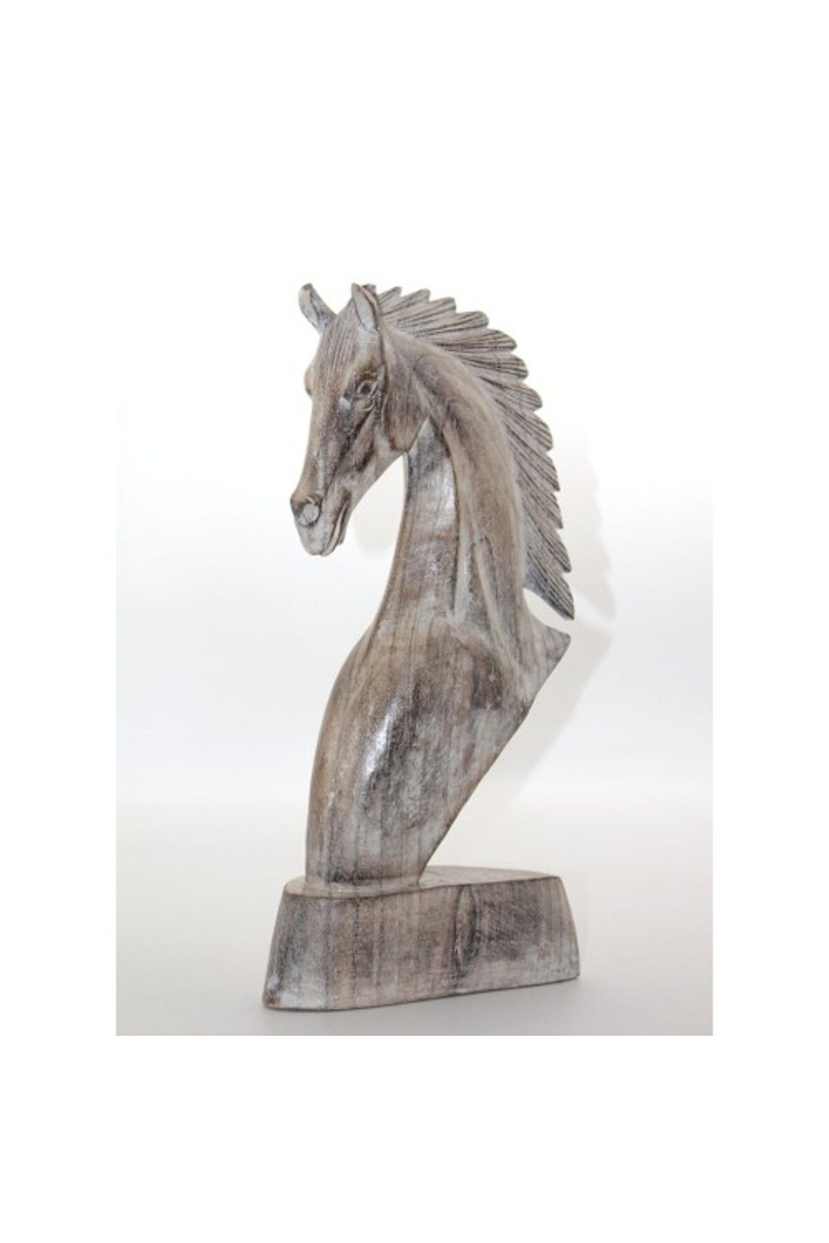 Mu Art Ahşap Ahşap At Büstü 40 Cm