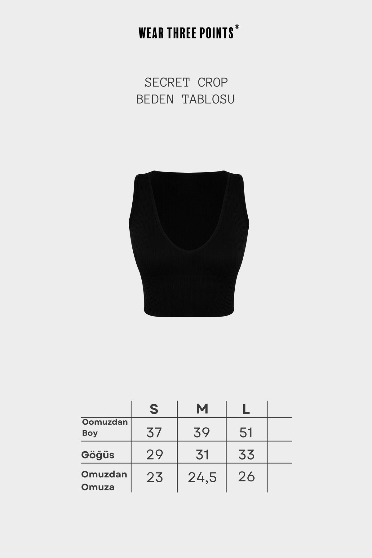 Wear Three Points-Secret Crop 5