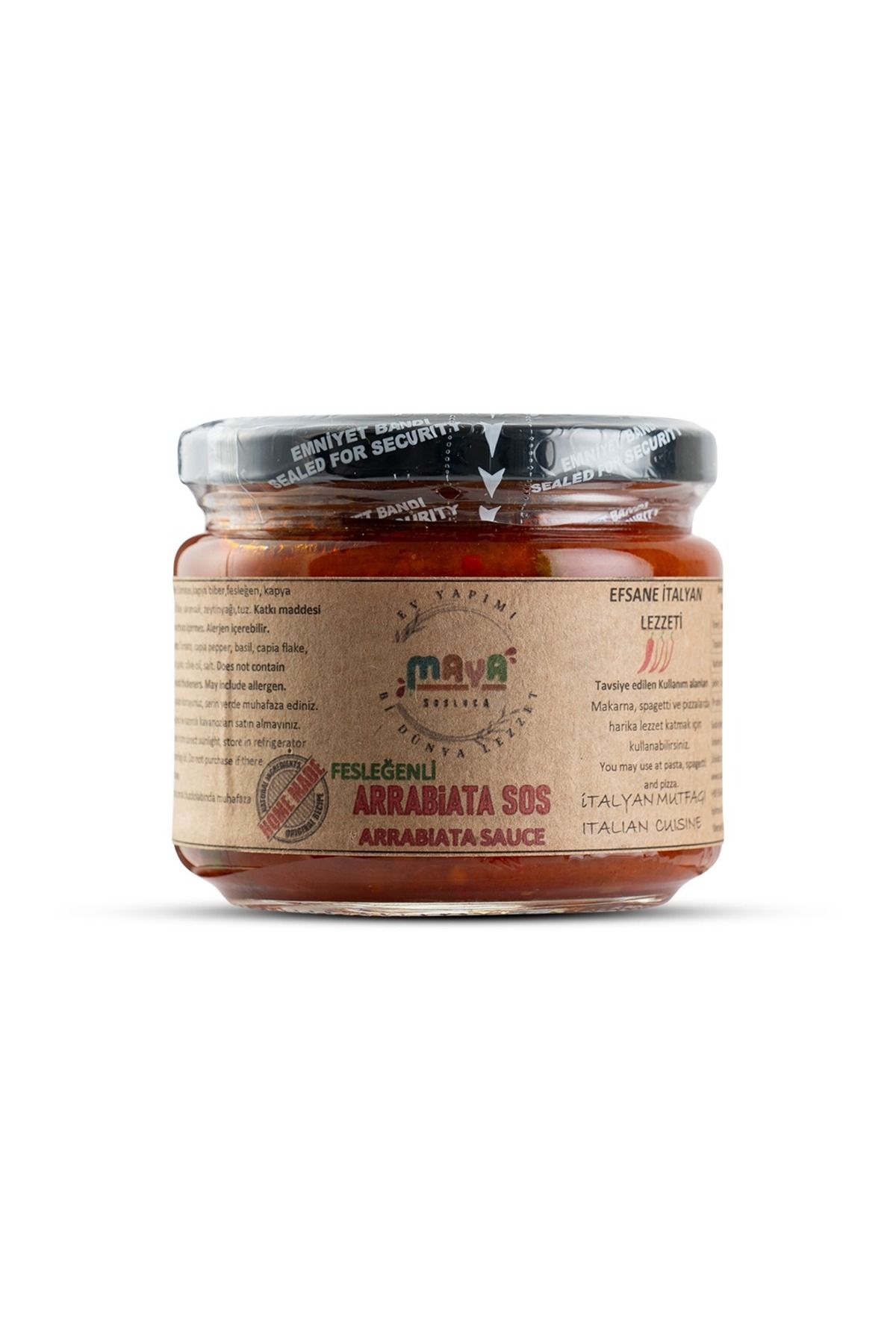 maya sosluca Fesleğenli Arrabiata Sos 300 ml