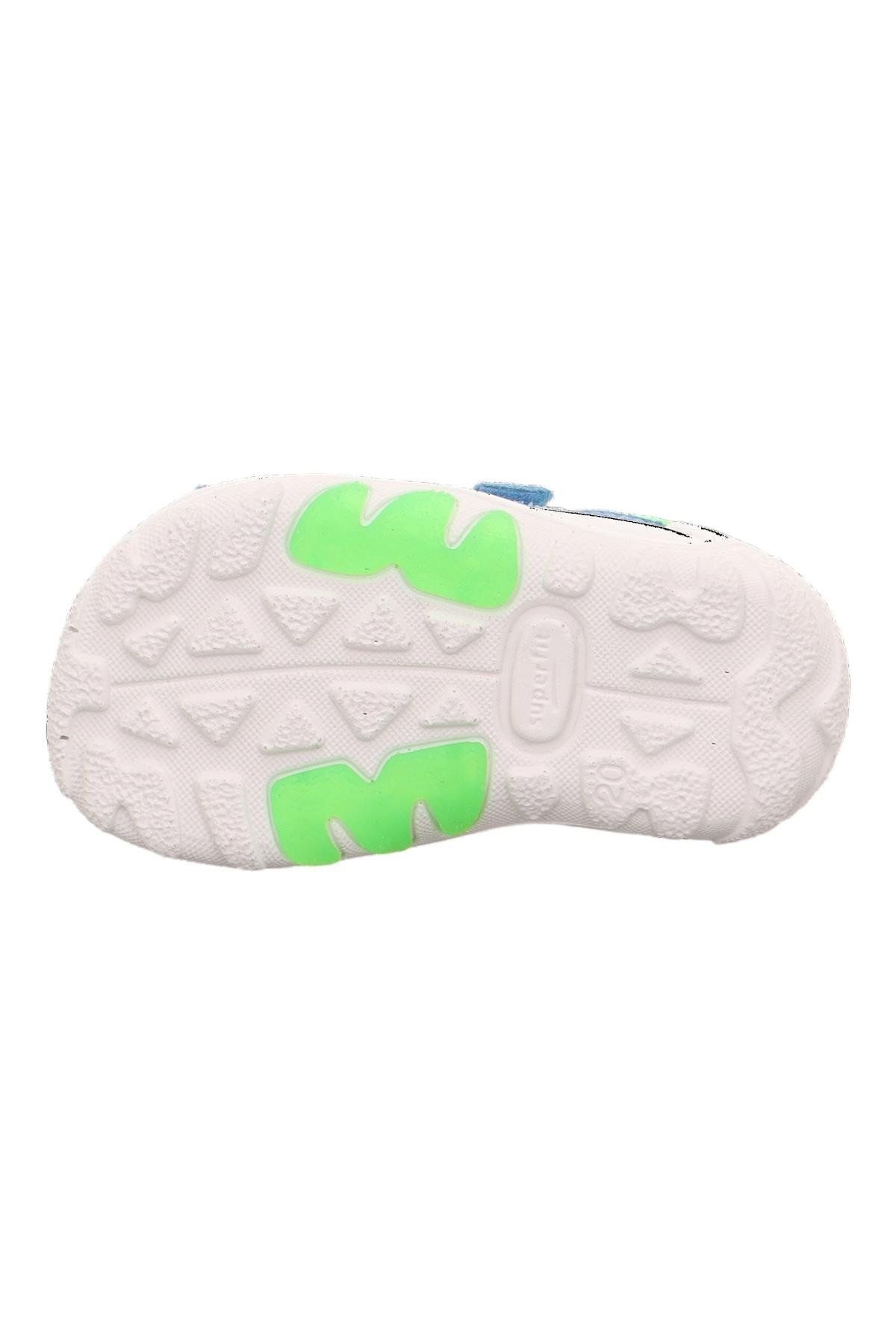 Superfit-Blue Leather First Step Sandals - Smile Leather 4