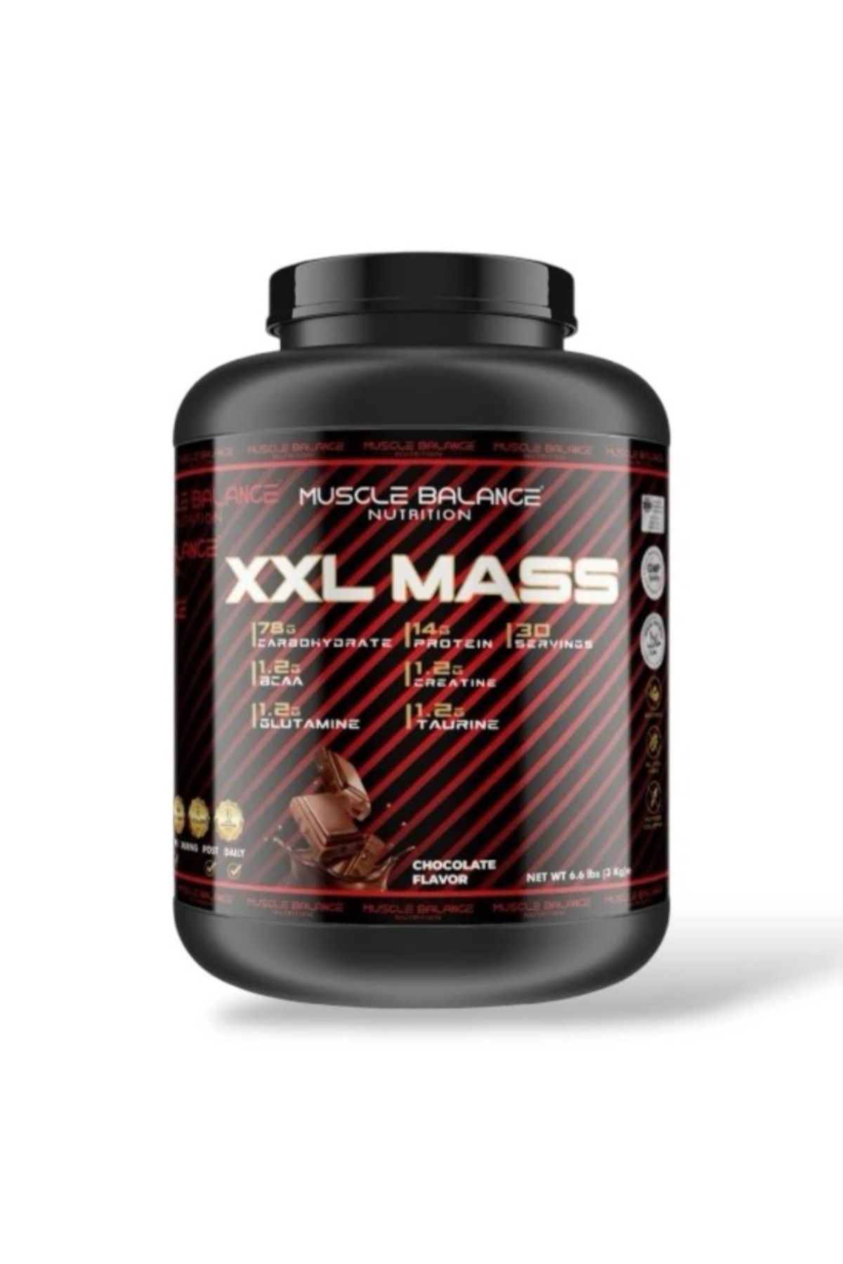 MUSCLE BALANCE XXL Mass 3000 Gr 30 Servis Çikolata