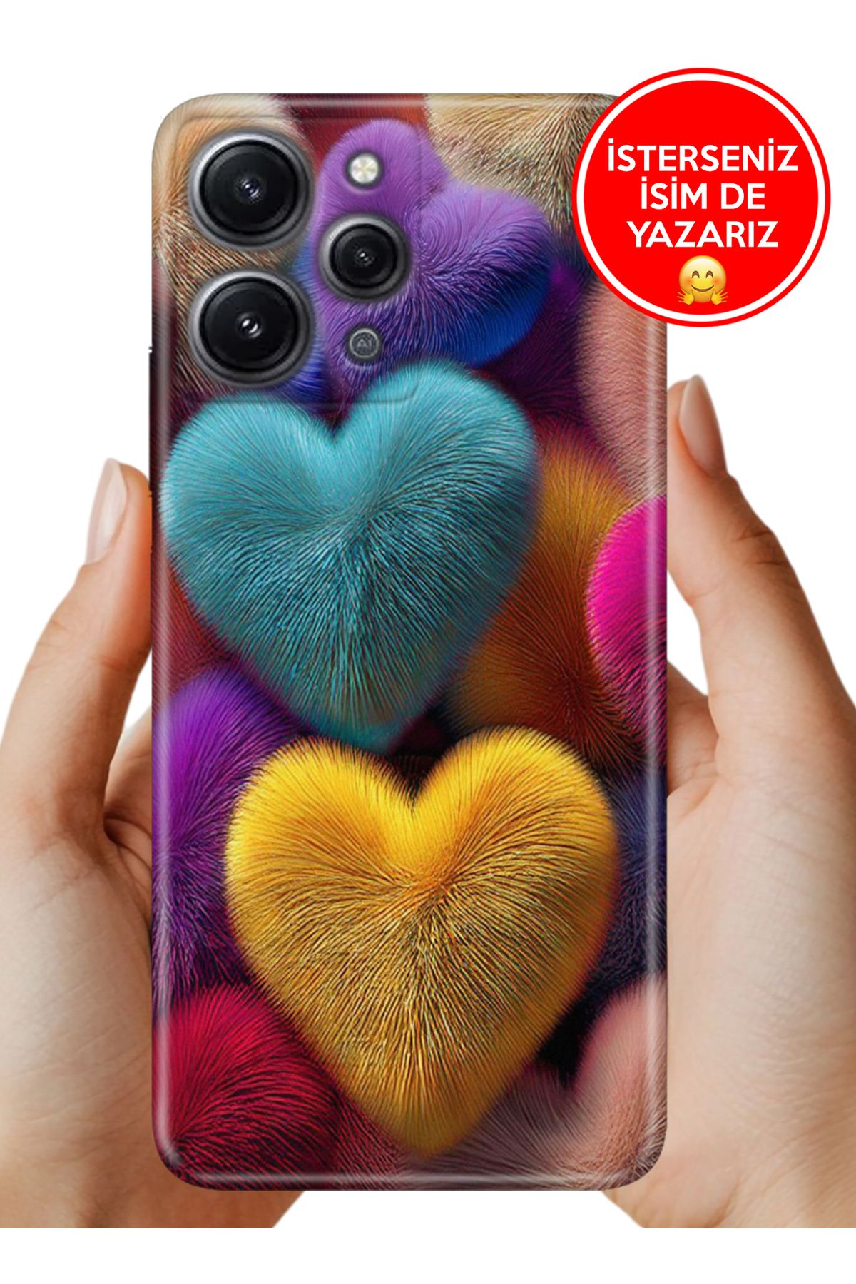Cekuonline Xiaomi Redmi 12 Kılıf Fluffy
