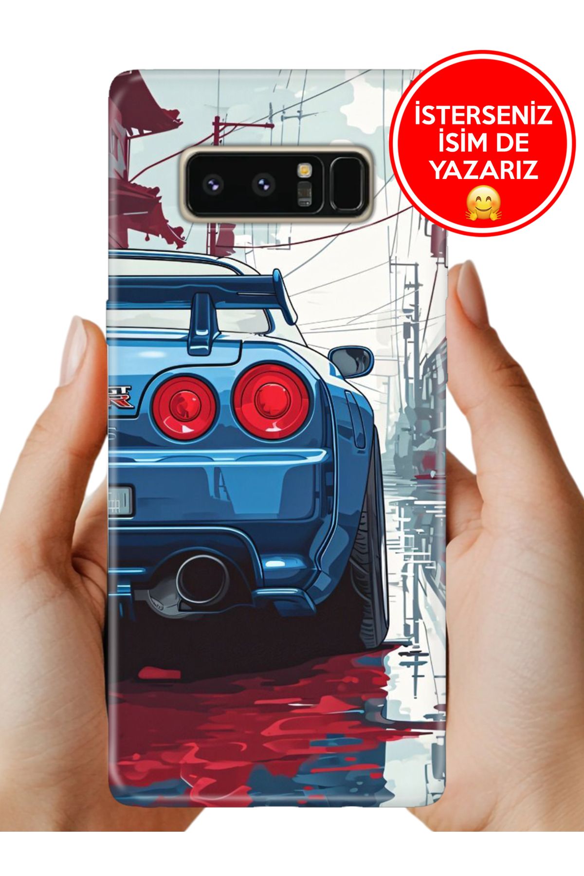 Cekuonline Galaxy Note 8 Kılıf Baskılı Life Style Kapak Silikon GTRR