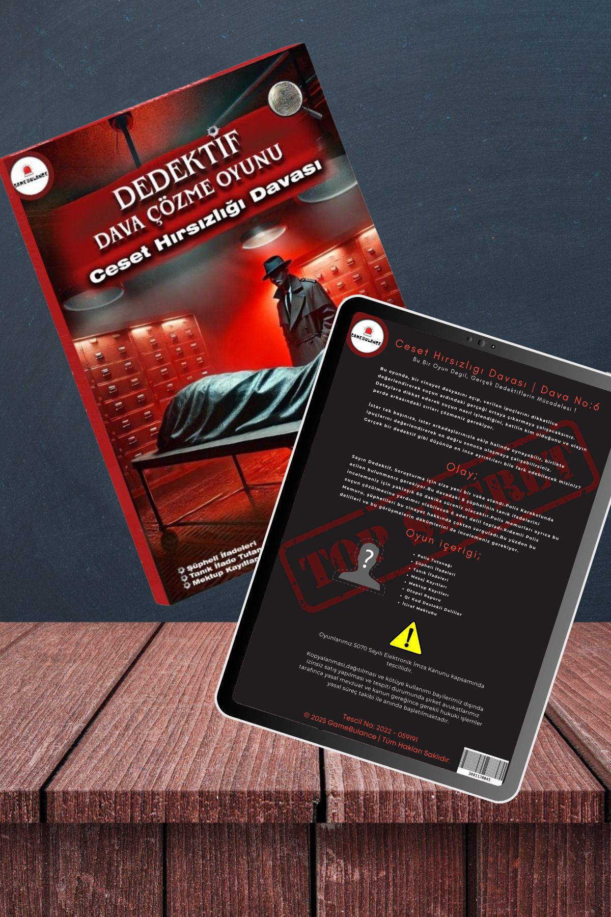 GameBulance-Pack of 6 Cases Solving Murder, Detective Game - Case Solving Game - Who Is the Killer Finding Game 7