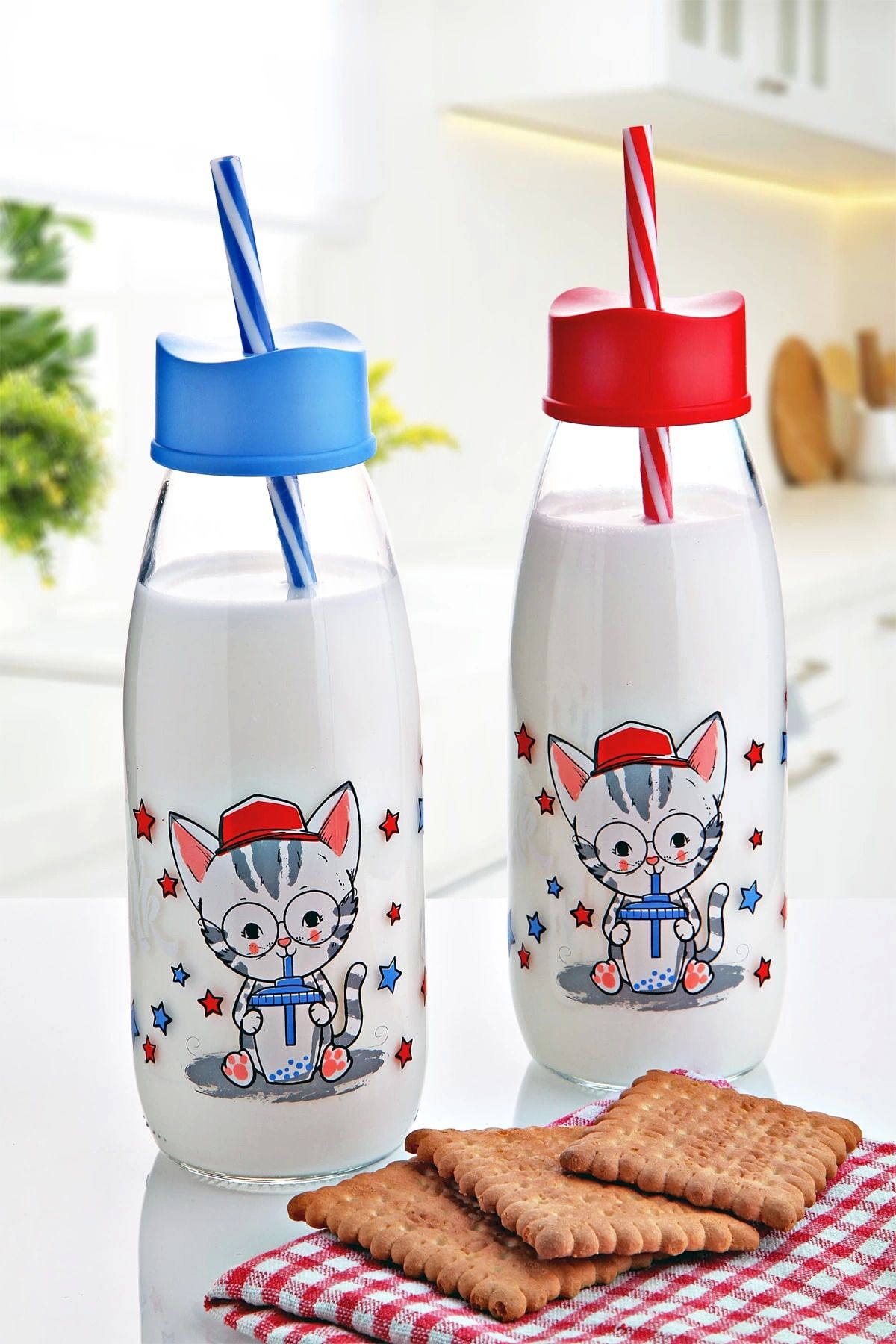 karadağsb Pipetli Su Ve Süt Şişesi Cam 250 Ml