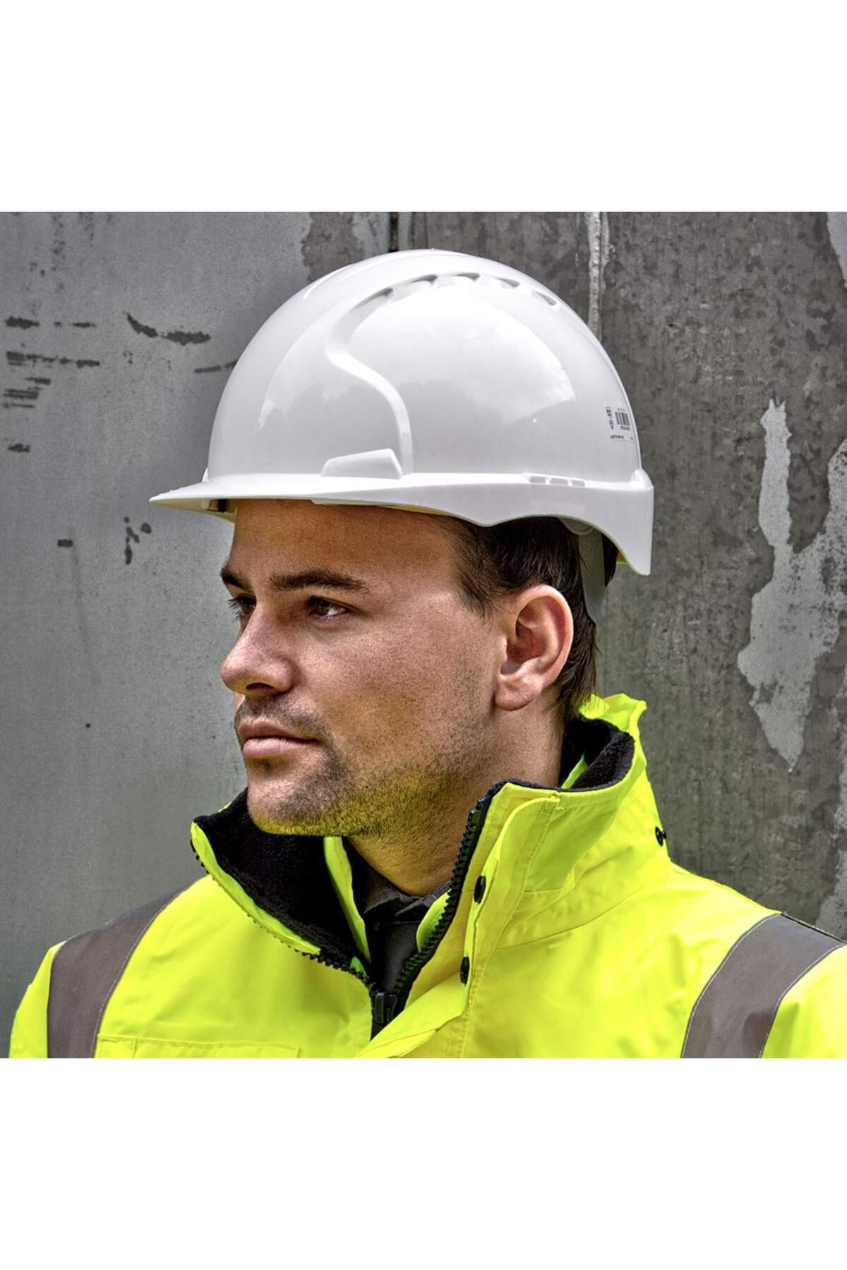 Generic-Construction Work Safety Helmet - 6-Point Adjustable Hard Hat, Multi-Position, Red 2