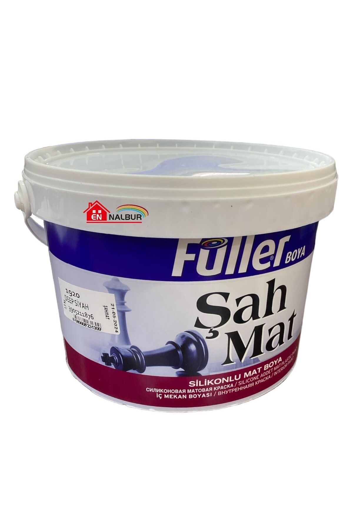 Füller Şahmat Silikonlu Mat İç Cephe 3,5 Kg Deep Siyah
