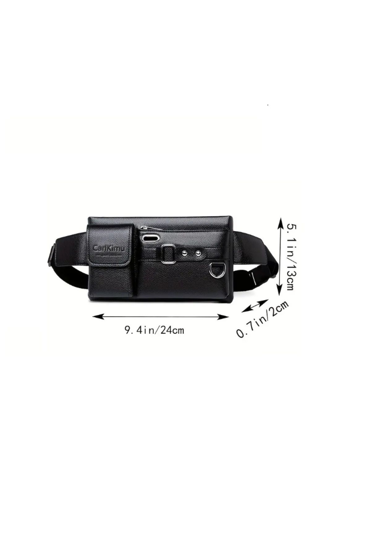 Generic-A Cross-Body Bag made of High-Quality Leather With 3 Main Pockets, large, medium and small 5