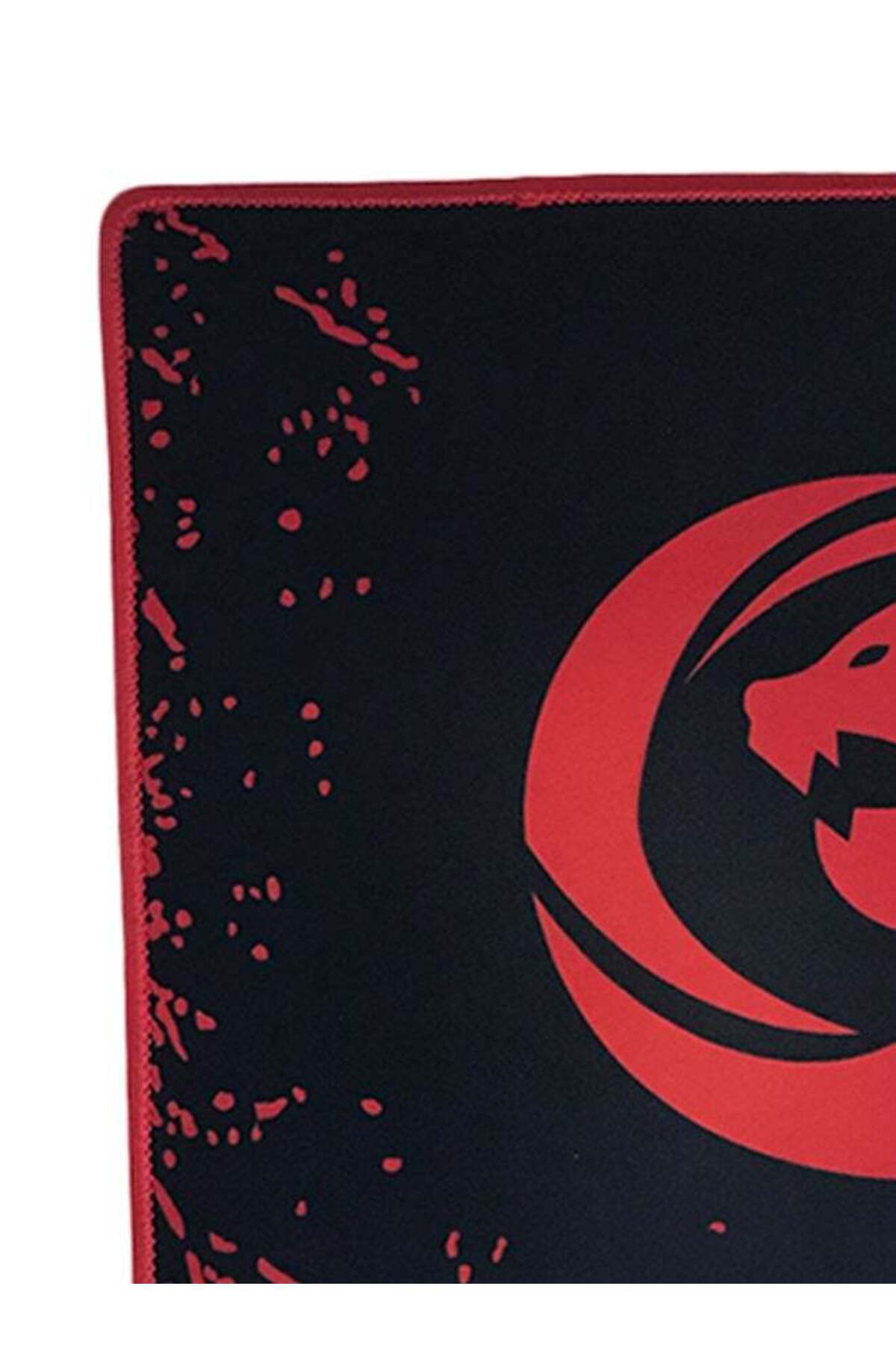 Generic-Anti-Skid Surface Mousepad Black/Red 2