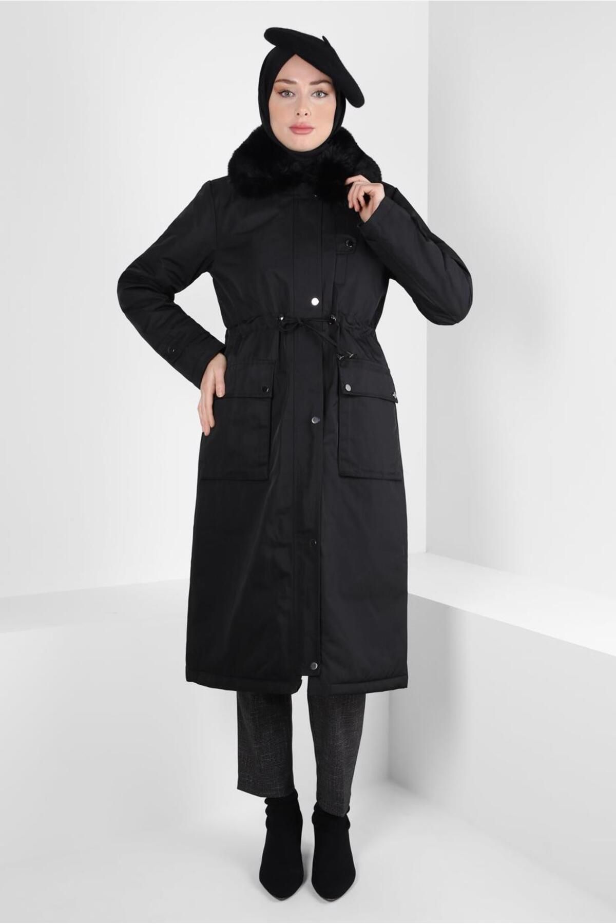 FUR DETAILED PARKA 90423 Alvina