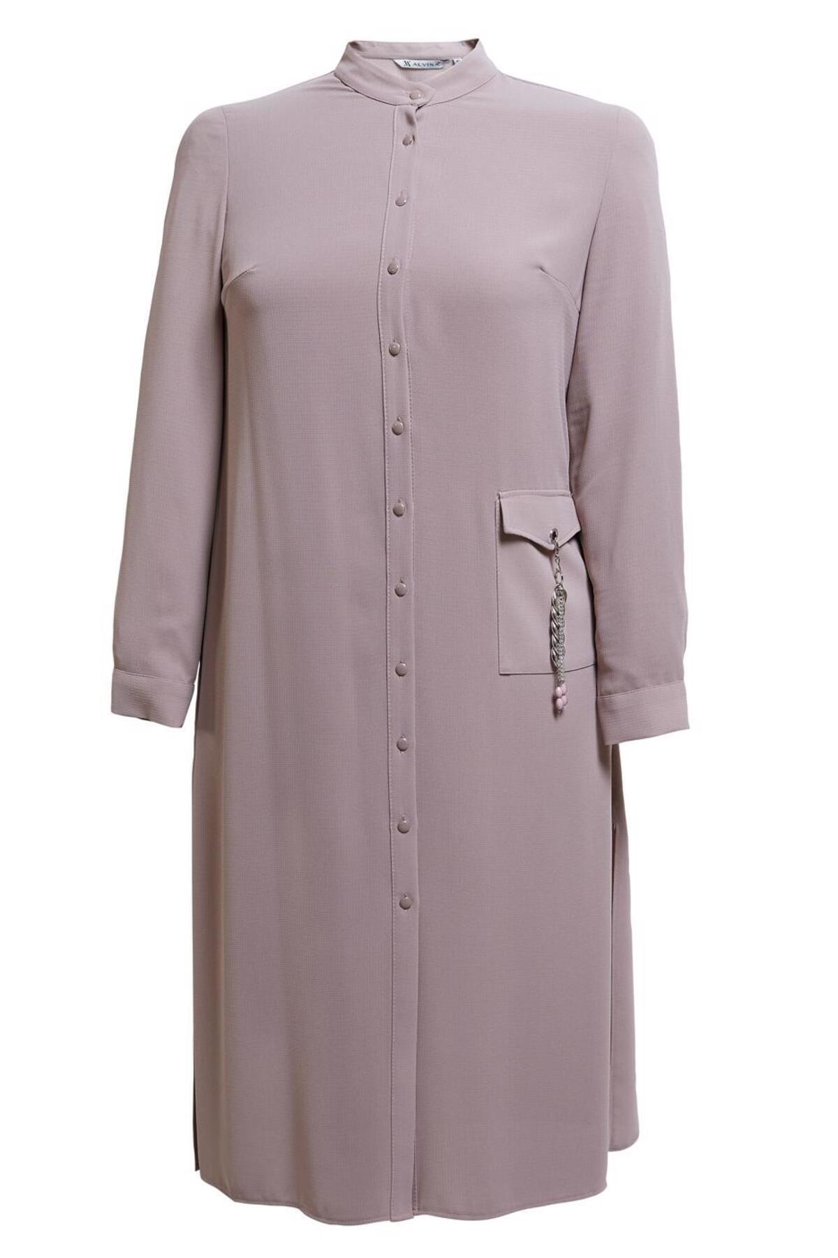 آلوینا تونیک دکمهدار سایز بزرگ ۴۴۴۴۷ آلوینا تونیک دکمهدار سایز بزرگ ۴۴۴۴۷