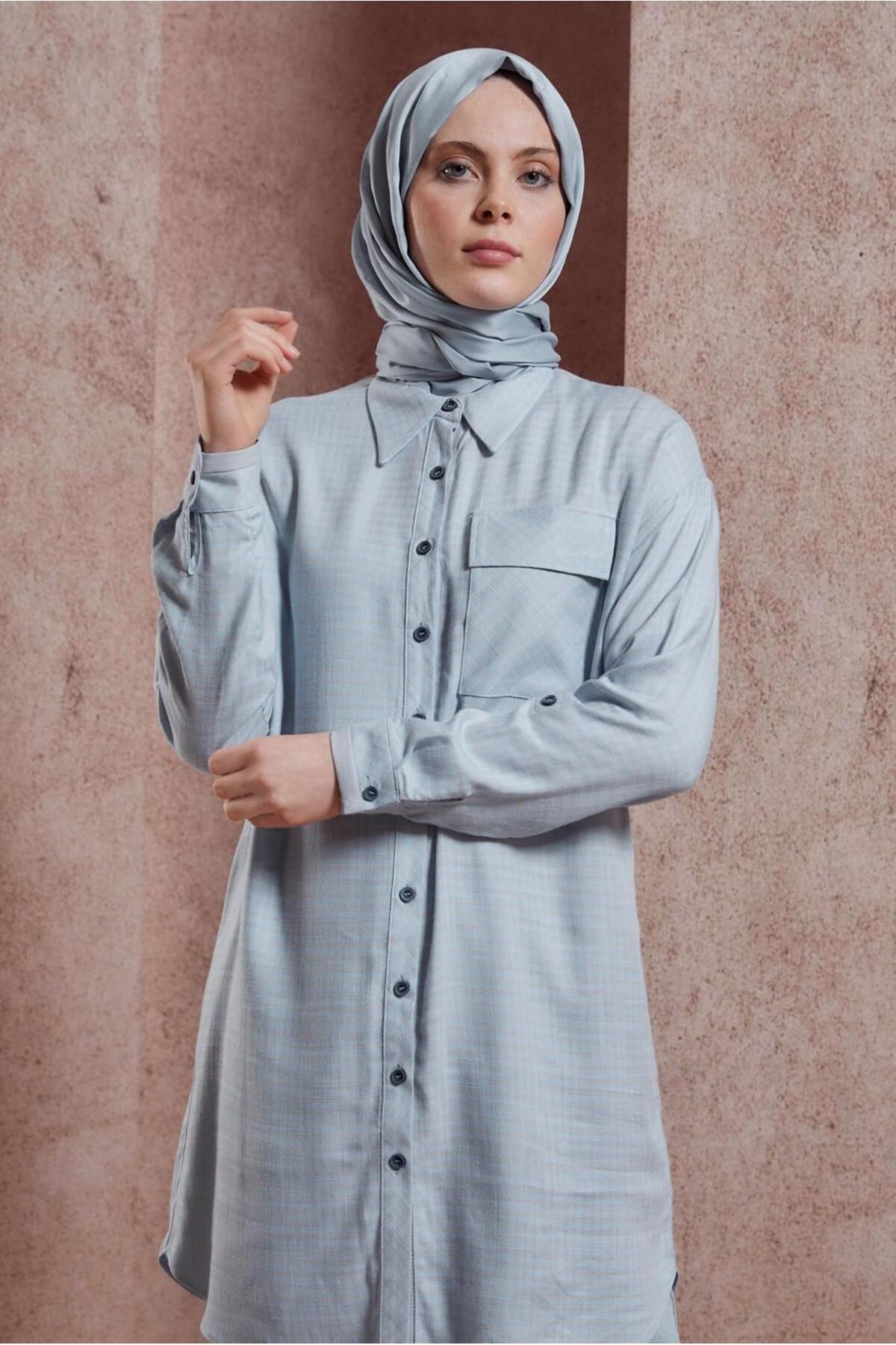 تونیک طرح دار جینگهام 44478 Alvina