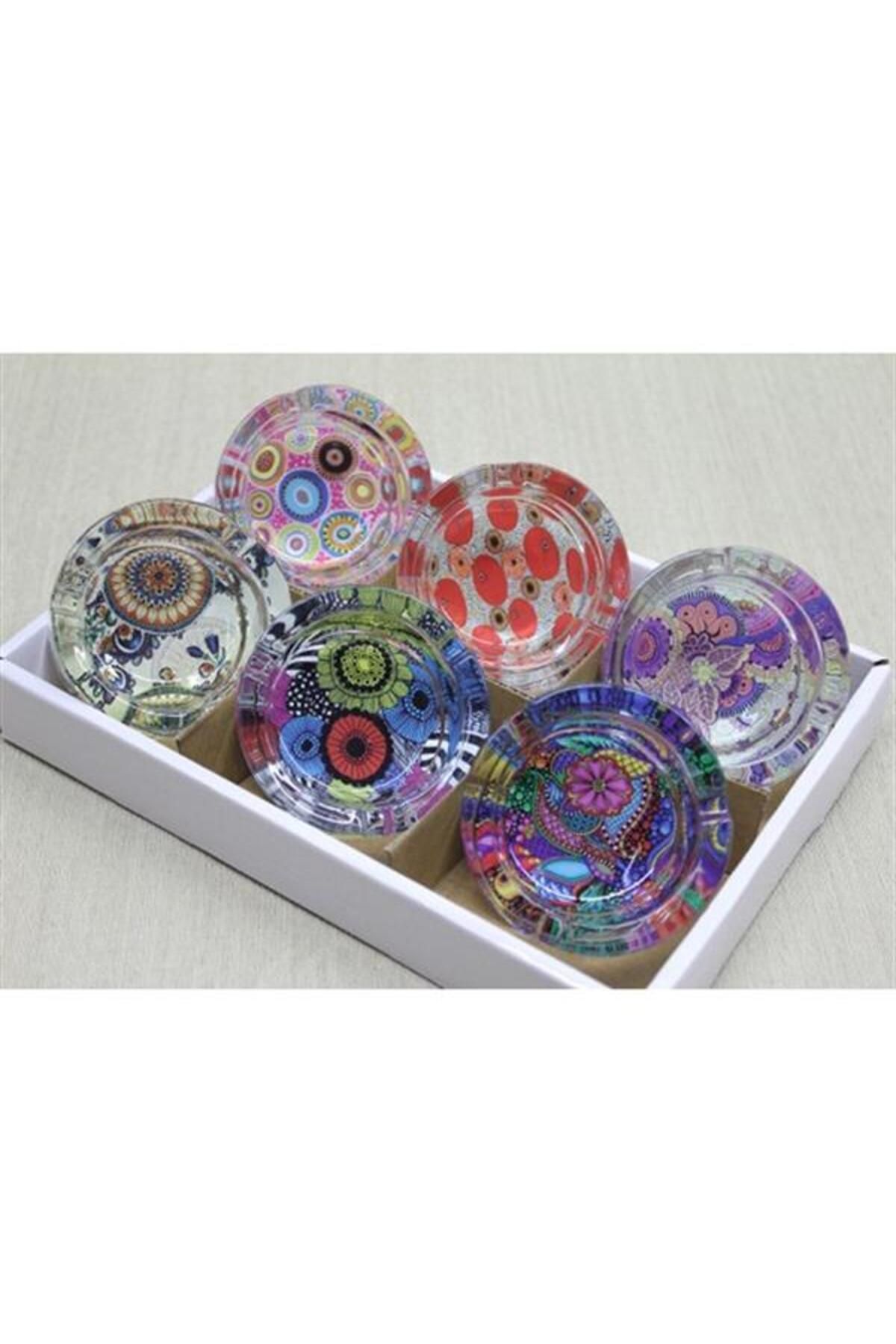 Mu Art Ahşap Cam Küllük Model 41