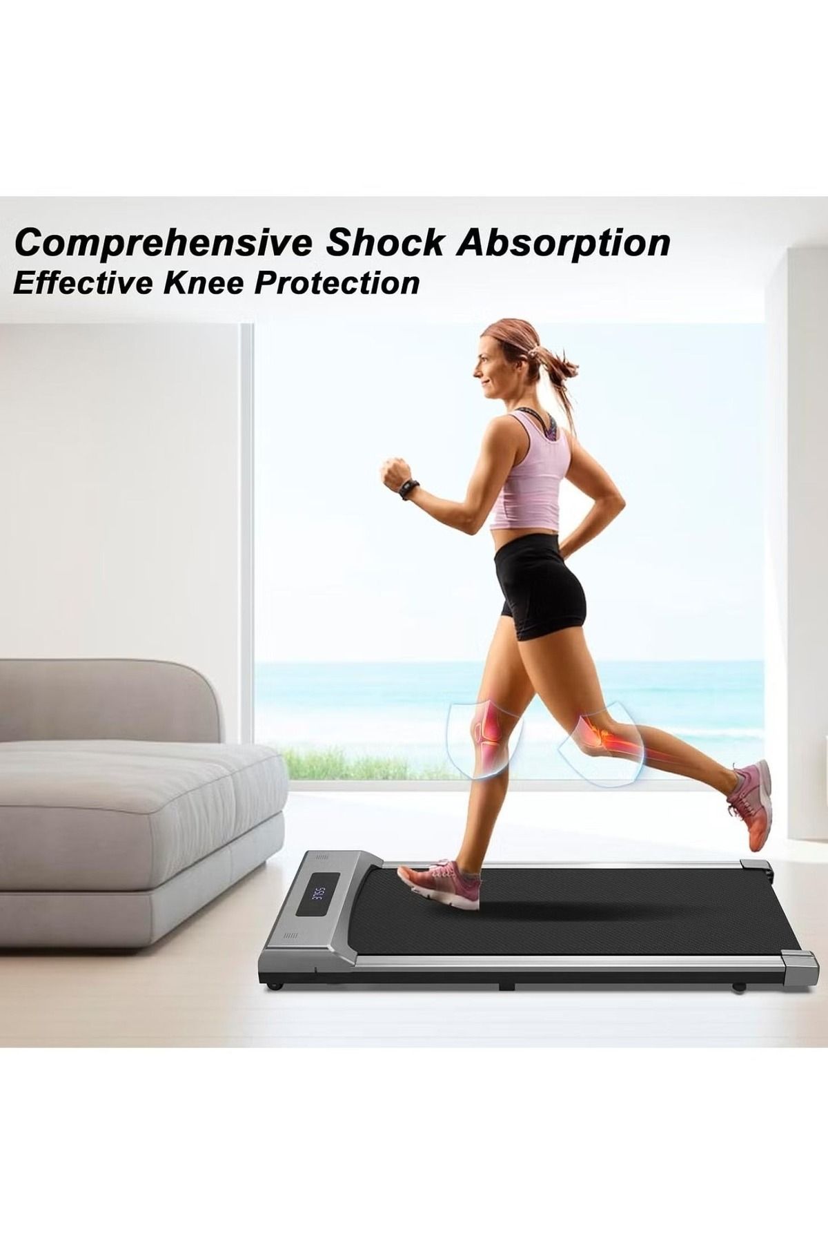 Denx-Foldable treadmill for home use that can be stored under the bed/sofa DX2590 2