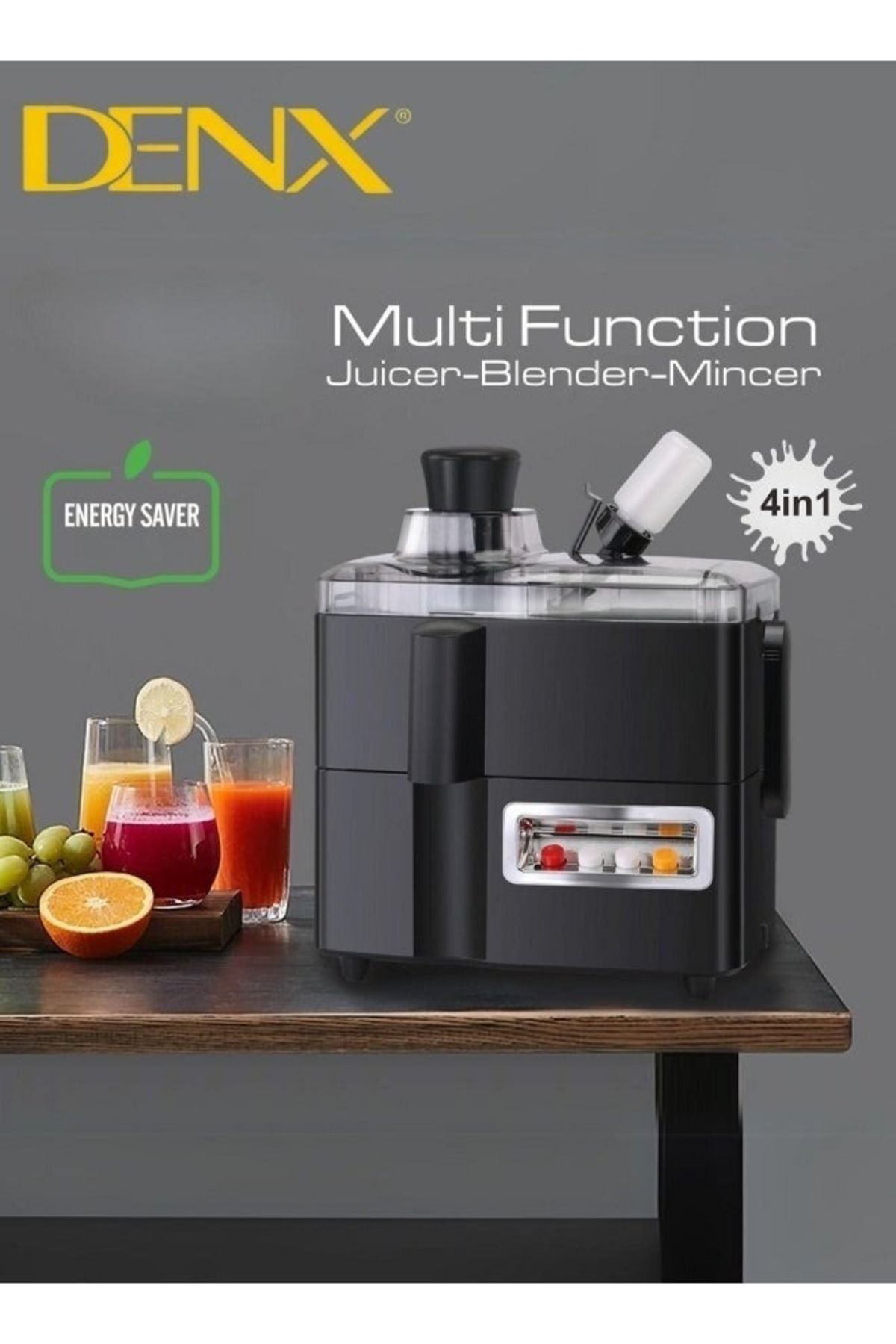 Denx-4-in-1 Food Processor with 29 Functions 800 Watts DX2500 4
