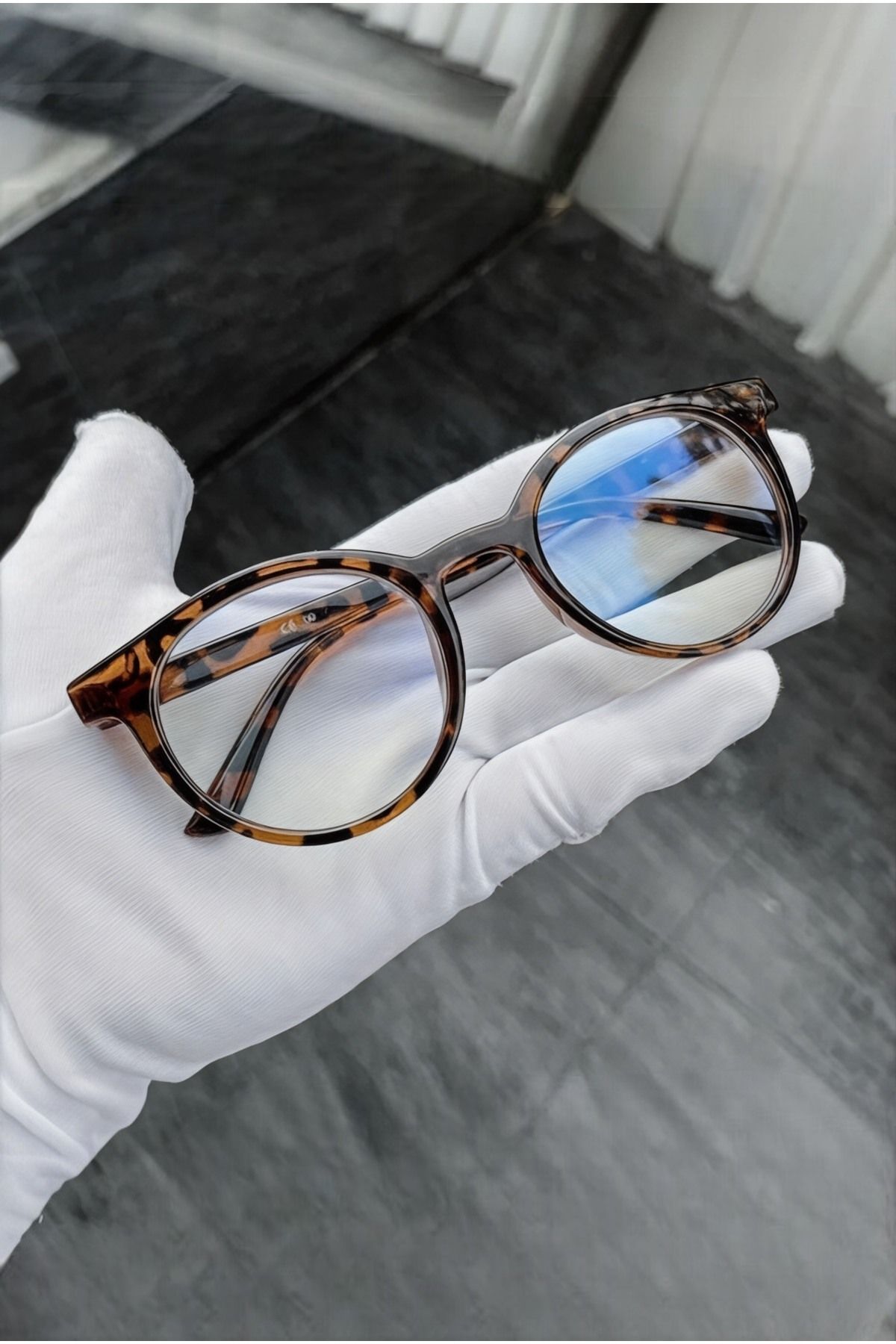 BAPPİR-Leopard Patterned Blue Light Protective Blue Block 2