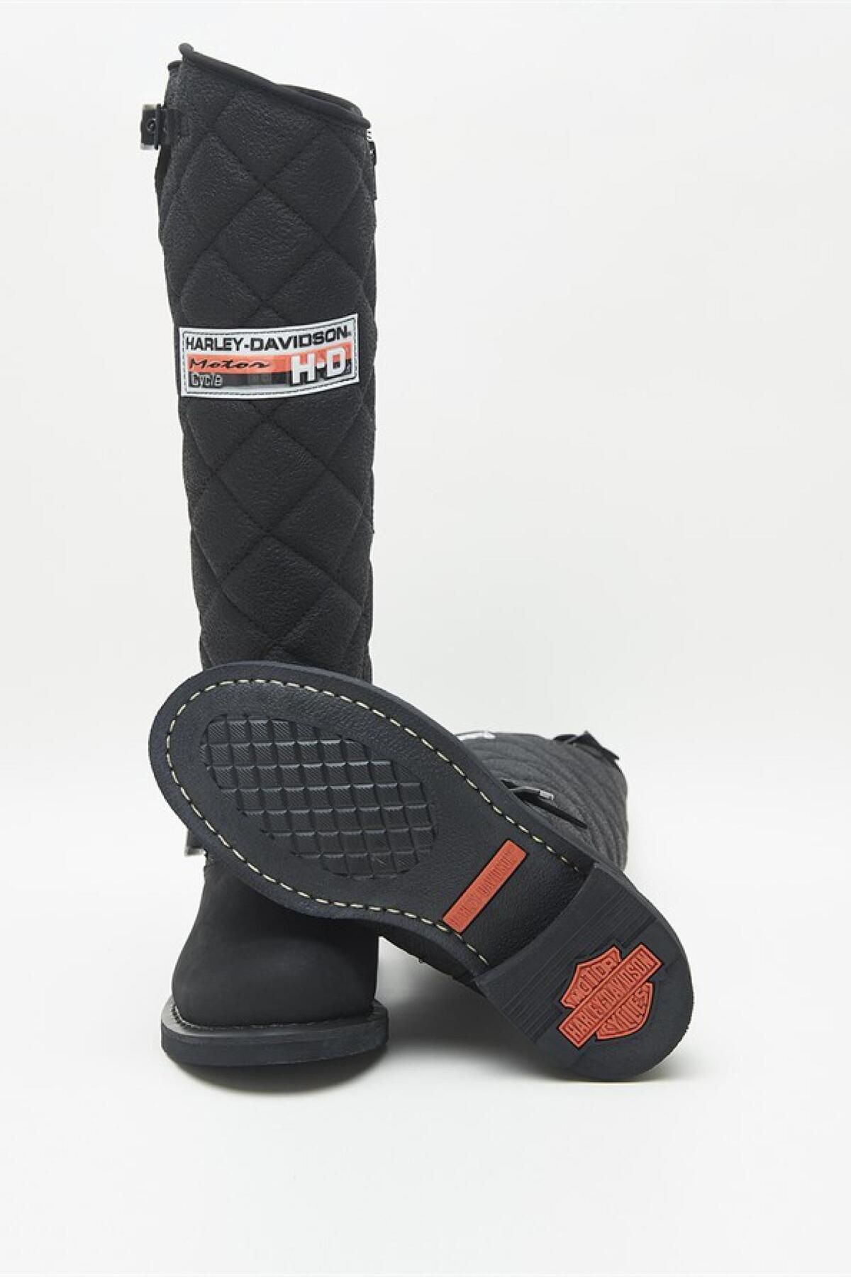 Harley Davidson Laconia Kadın Siyah Çizme (025G100074-B1427) görsel 4