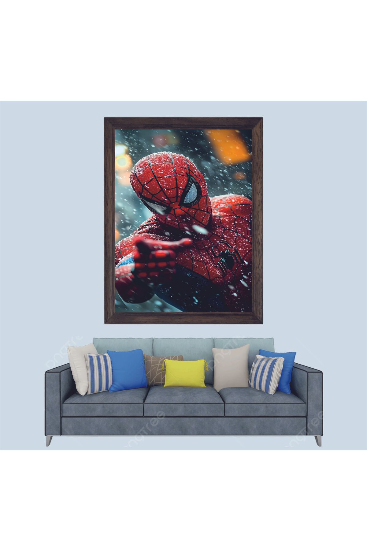 Lioncraft Marvel Örümcek Adam 7 Çerçeveli Duvar Tablosu 20x30 Cm
