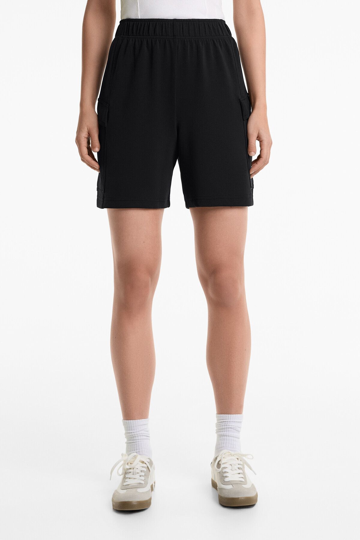 Oysho-Soft Touch Bermuda shorts with modal and pockets 1