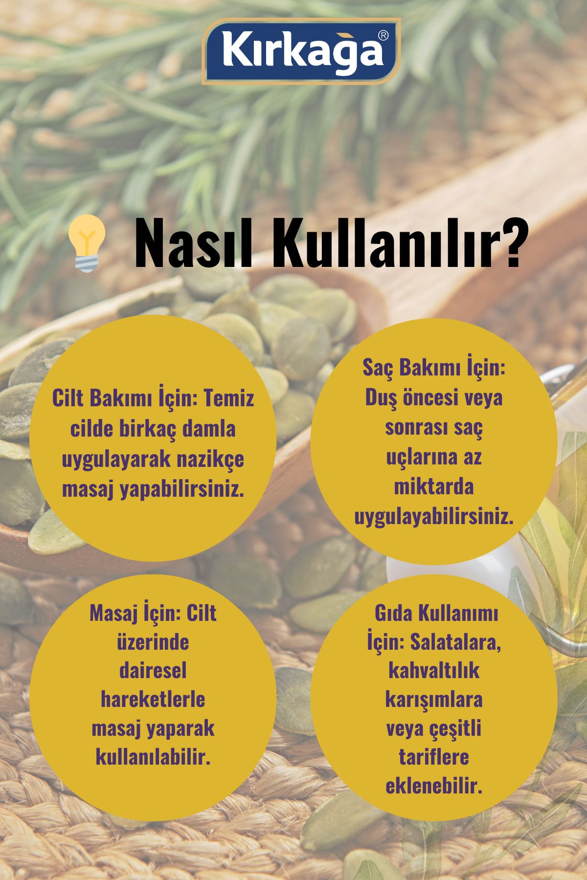 روغن طبیعی تخم کدو 20 میلی لیتر Kırkağa