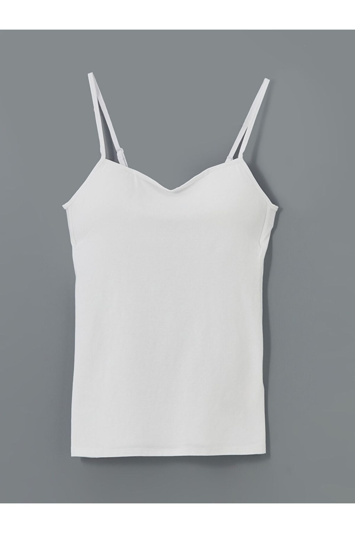 LC Waikiki-Lcw Dream Heart Collar Strap Women's Cup Tank Top 5